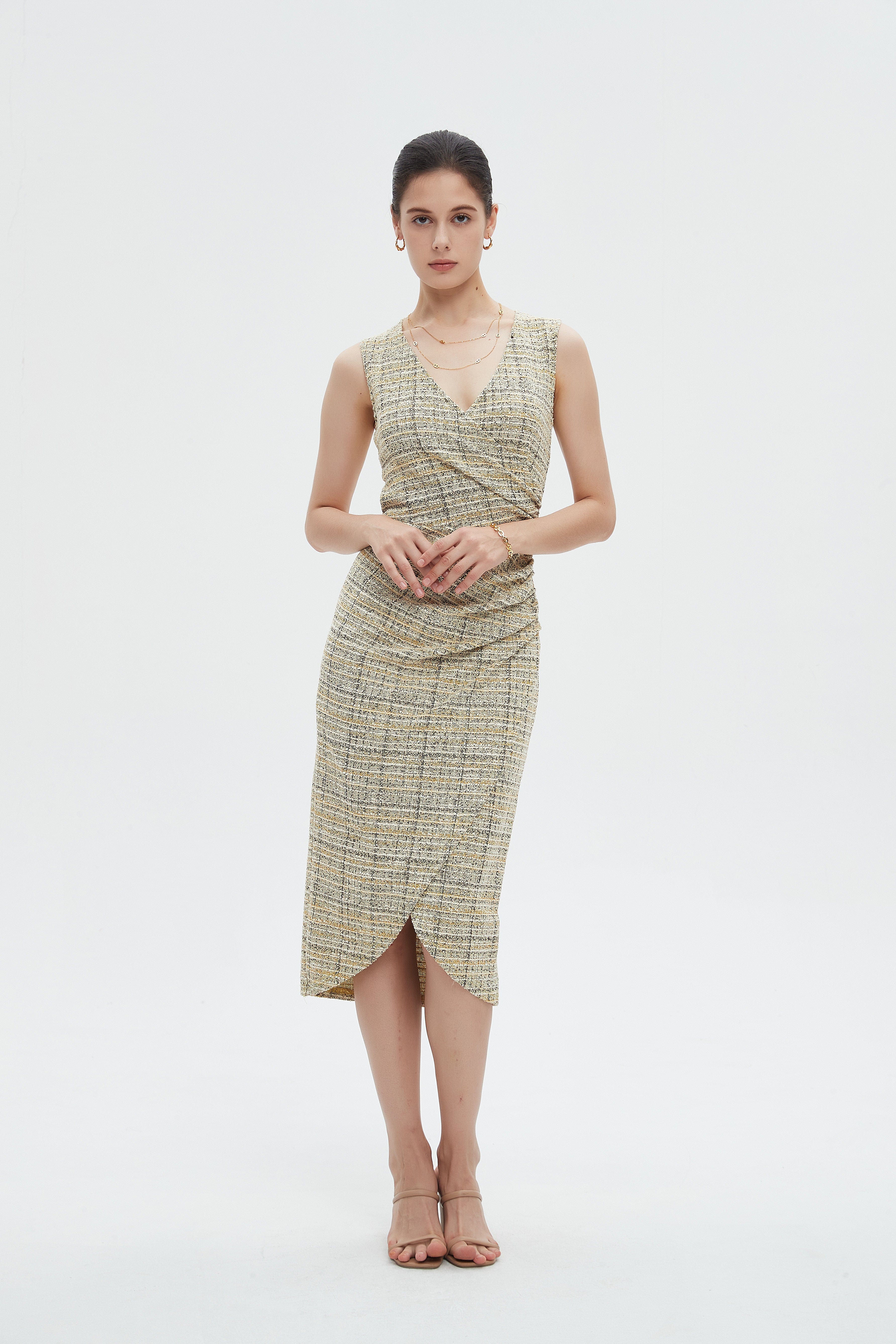 ميكا فستان نسائي كات ميدي بقصة لف