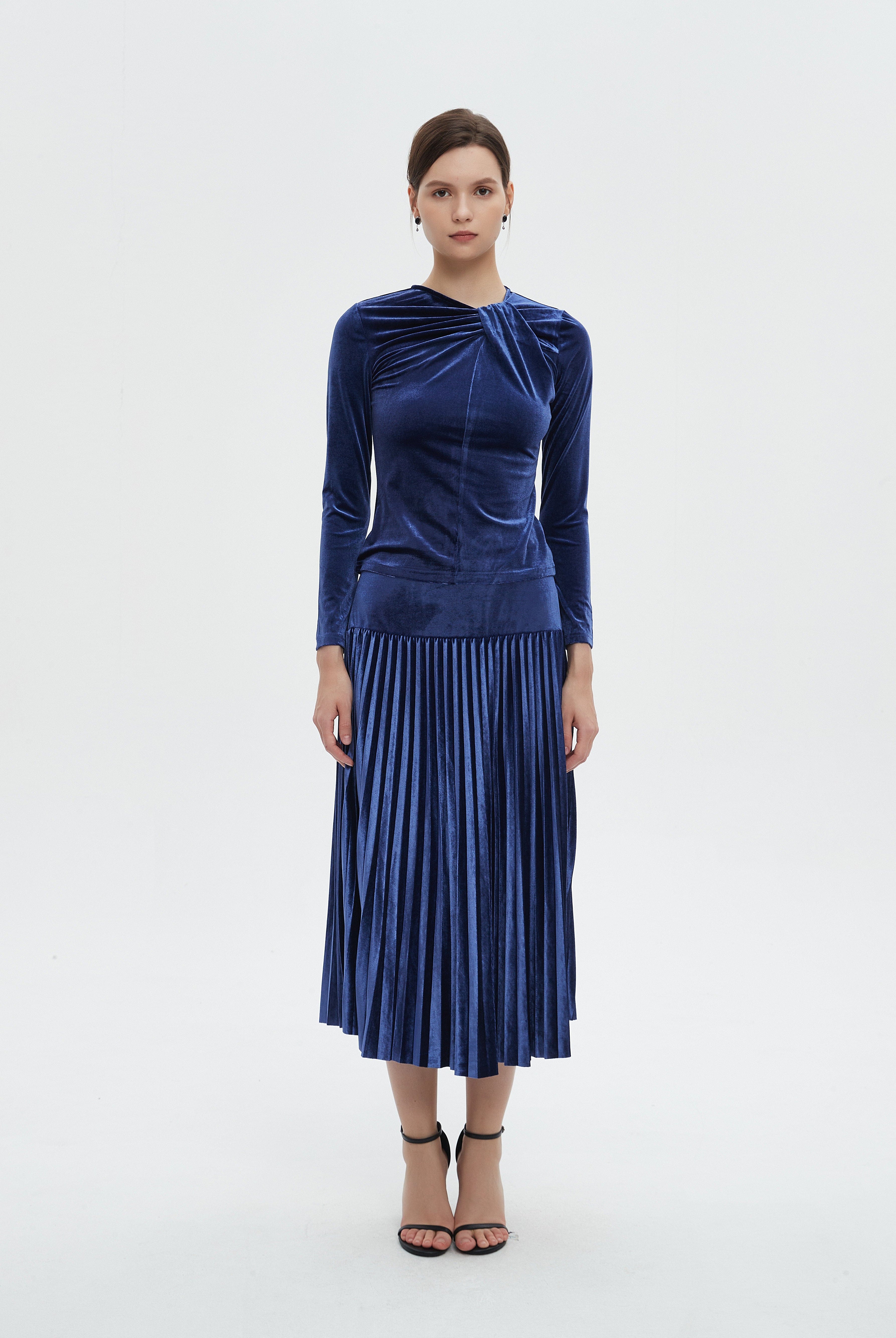 ميكا بلوزة نسائية شتوية بأكمام طويلة