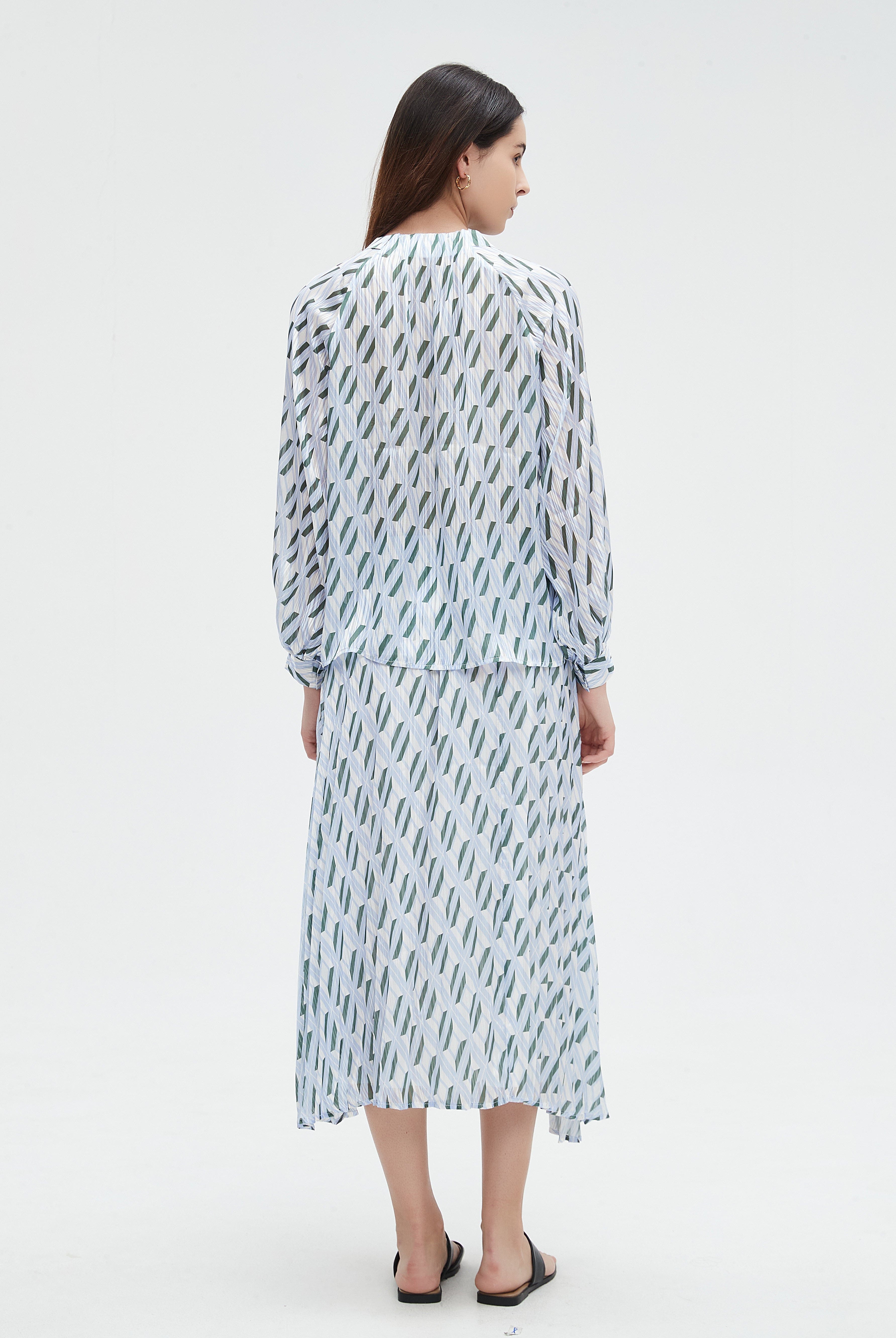 نتشي تنورة نسائي ميدي منقوشه