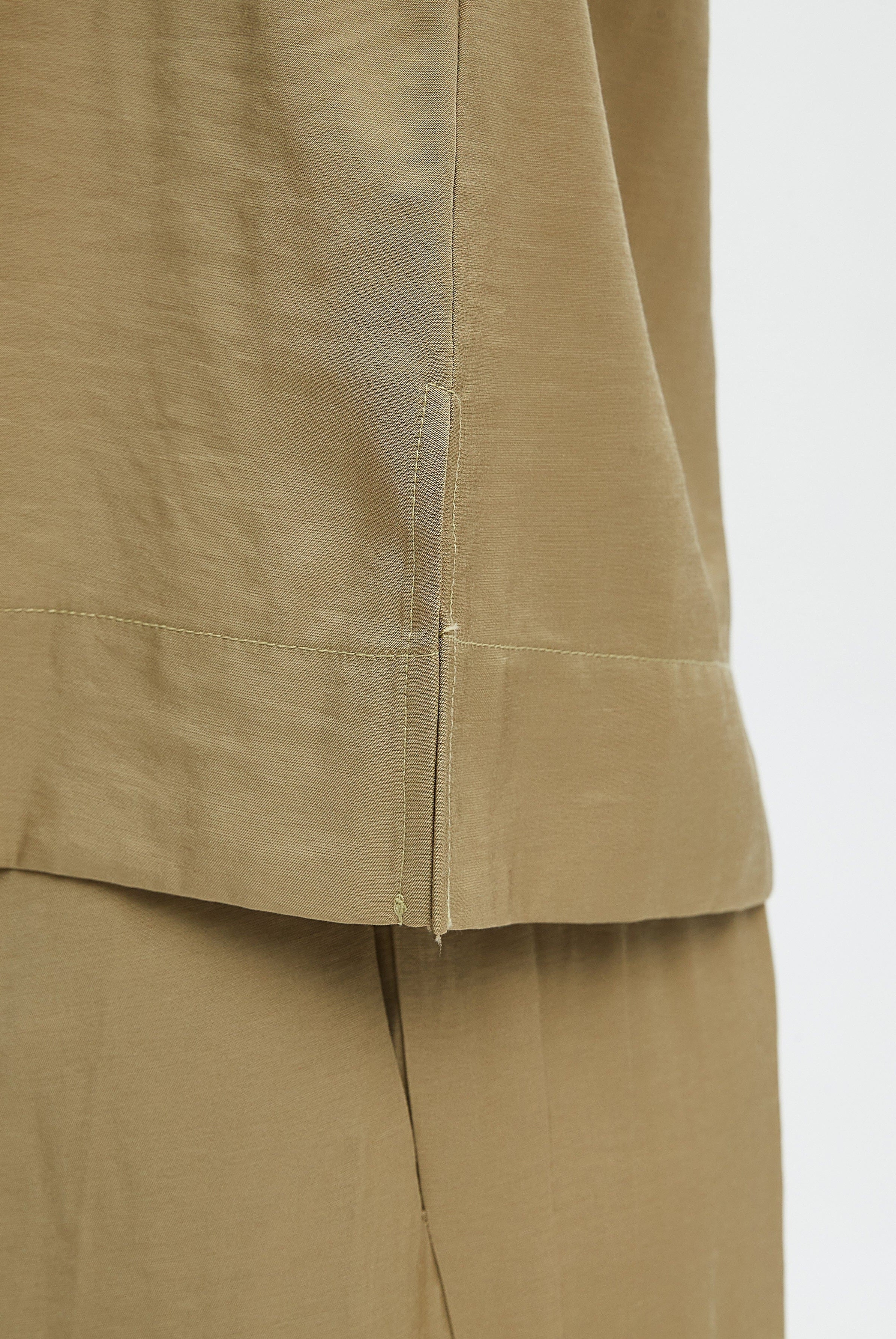 نتشي بلوزة نسائي 3/4 كم بياقه وزر