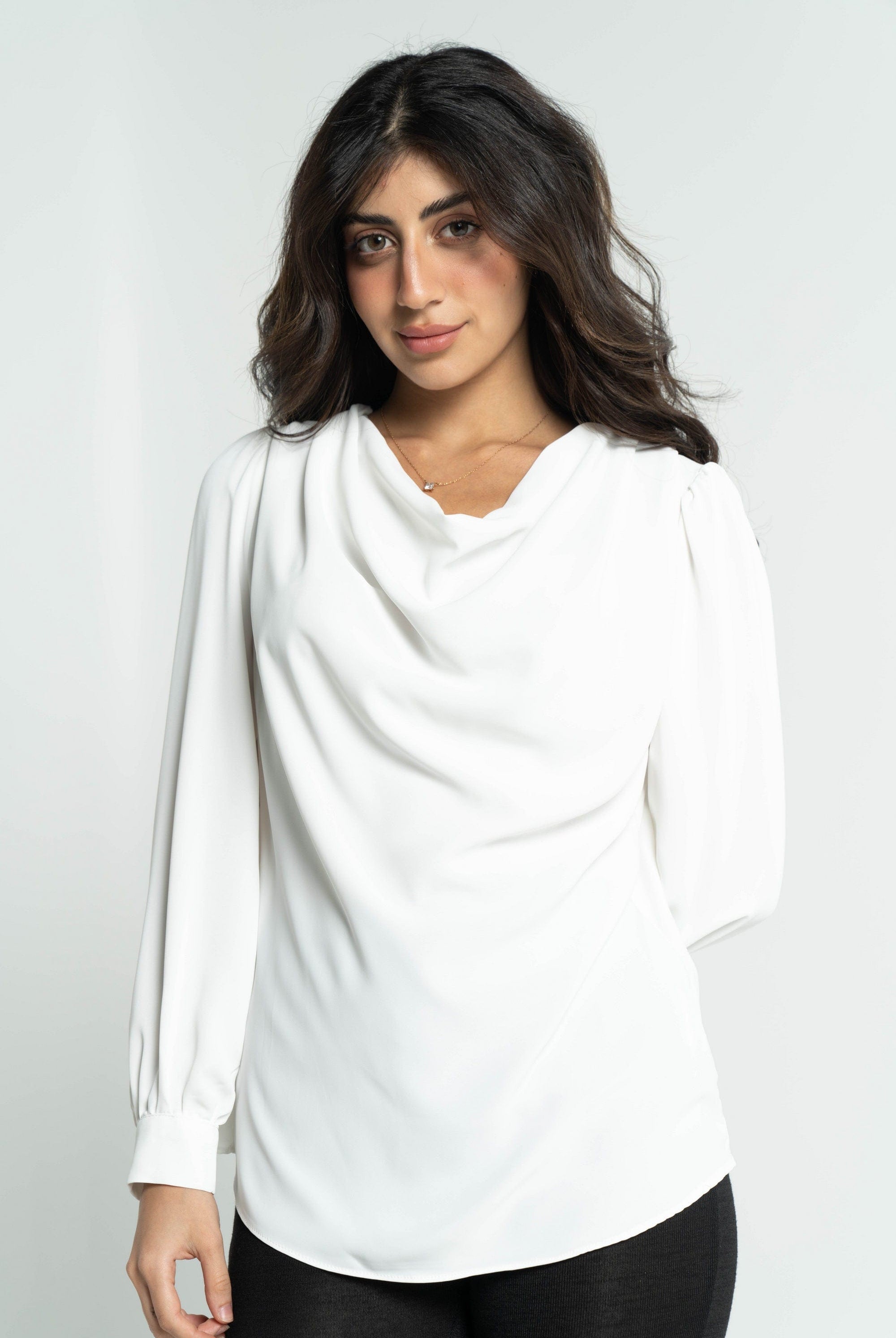 داليدرس تسوقي بلوزة نسائي سادة كم طويل اونلاين في السعودية