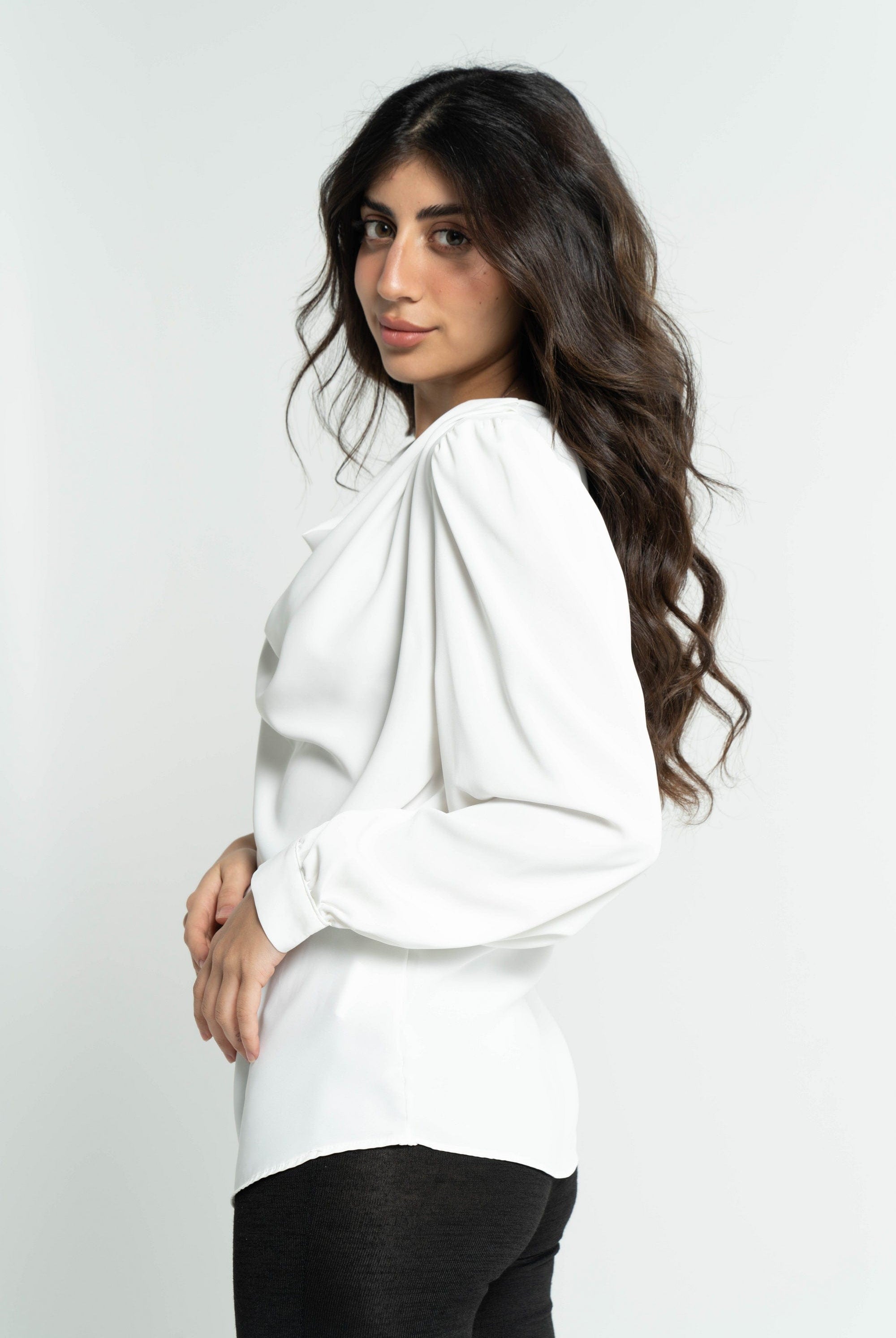 داليدرس تسوقي بلوزة نسائي سادة كم طويل اونلاين في السعودية