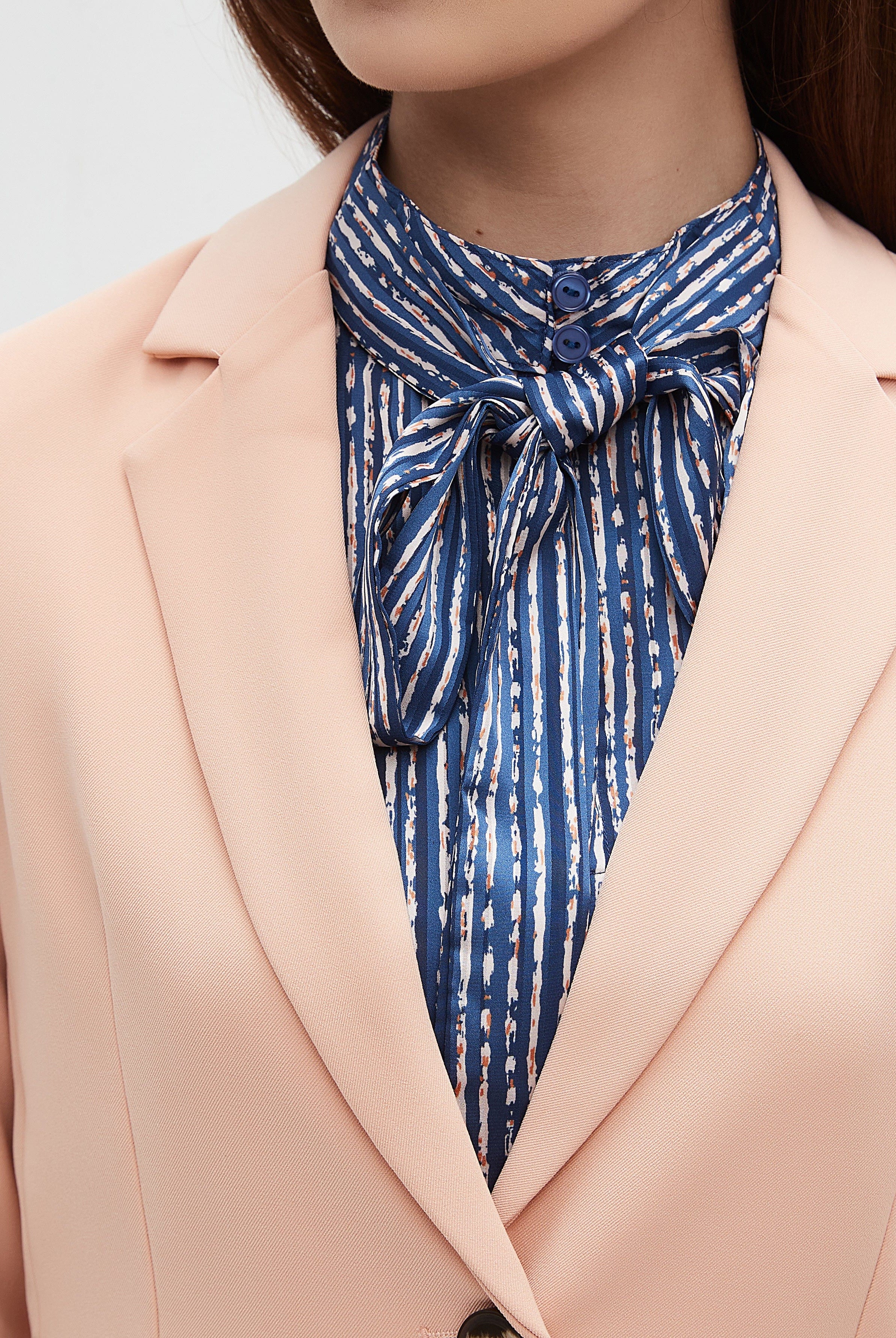 نتشي جاكيت نسائي ساده بكم وازرز