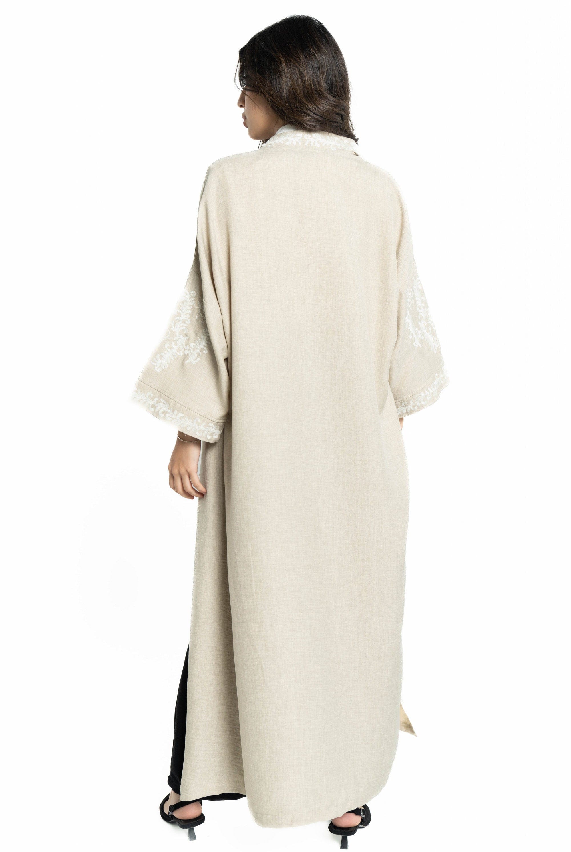 ببل فاشن كارديجان نسائي طويل 3/4 كم مشغول