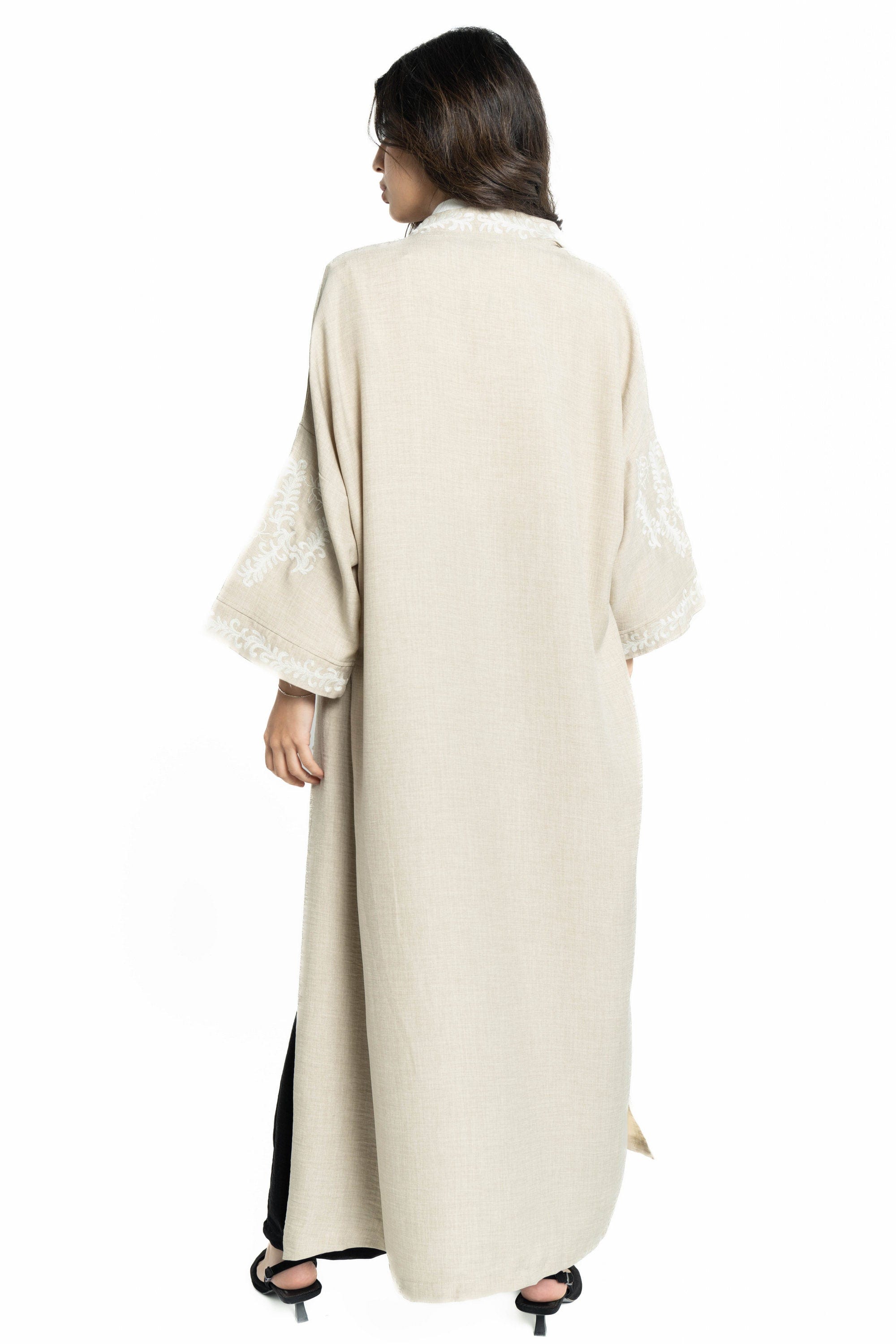 ببل فاشن كارديجان نسائي طويل 3/4 كم مشغول