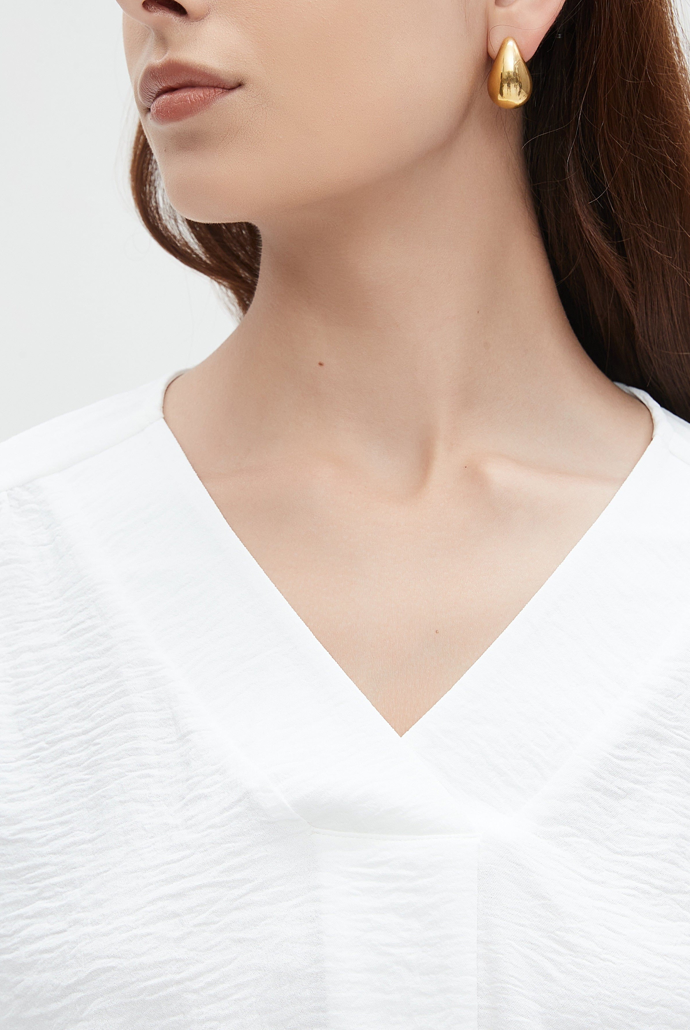 نتشي بلوزة نسائي ساده بكم طويل