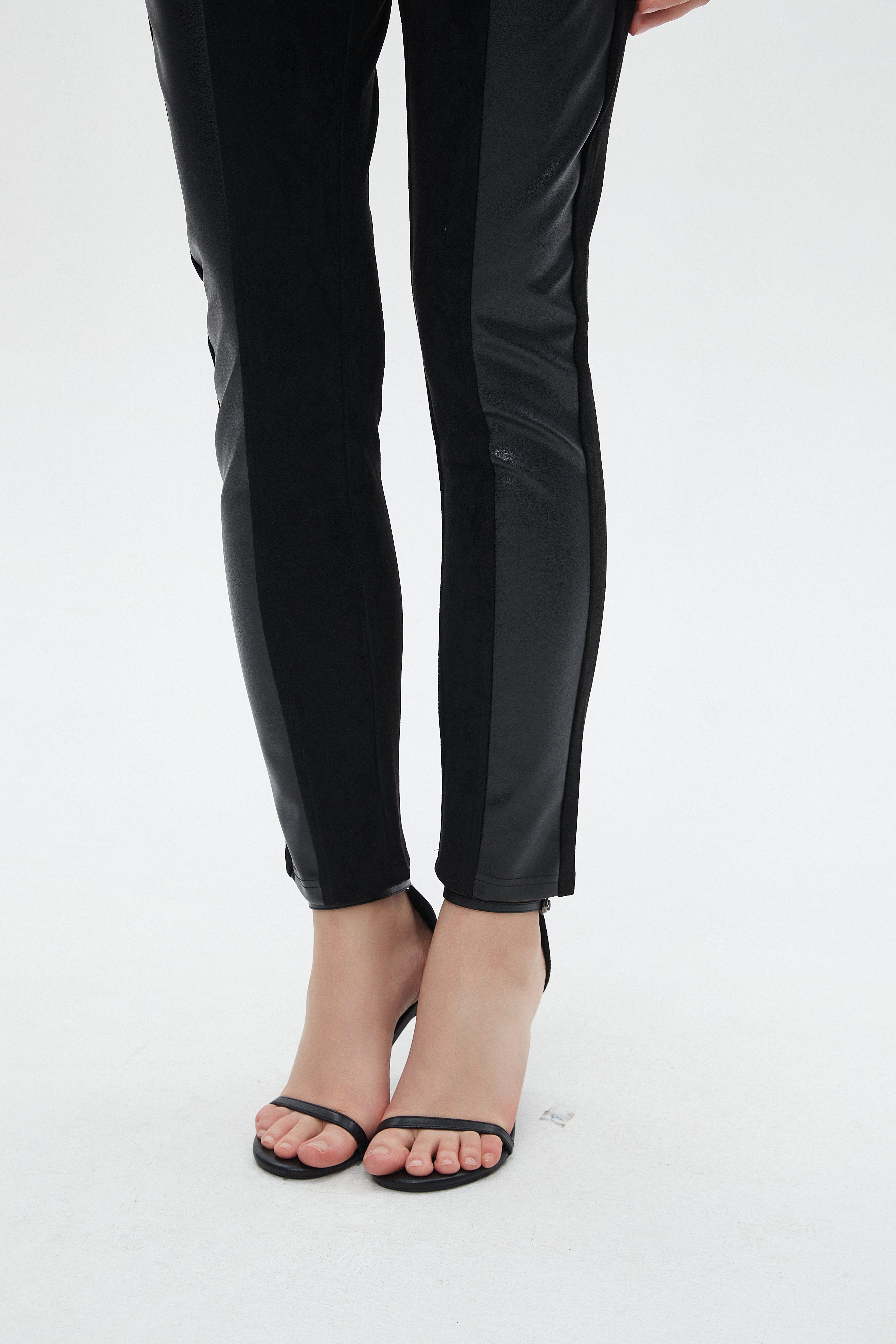 ميكا بنطلون نسائي طويل بسوستة جانبية