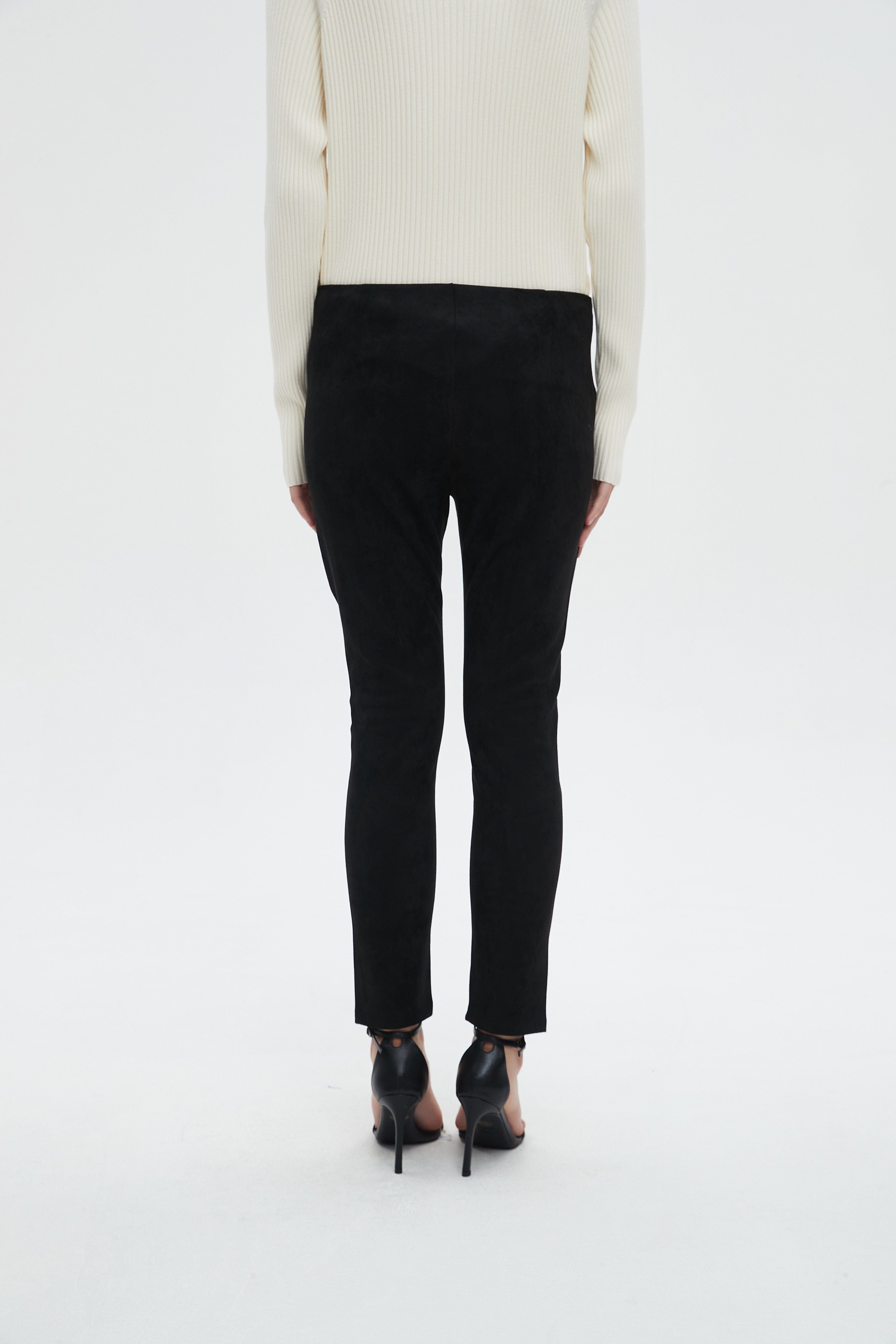 ميكا بنطلون نسائي طويل بسوستة جانبية