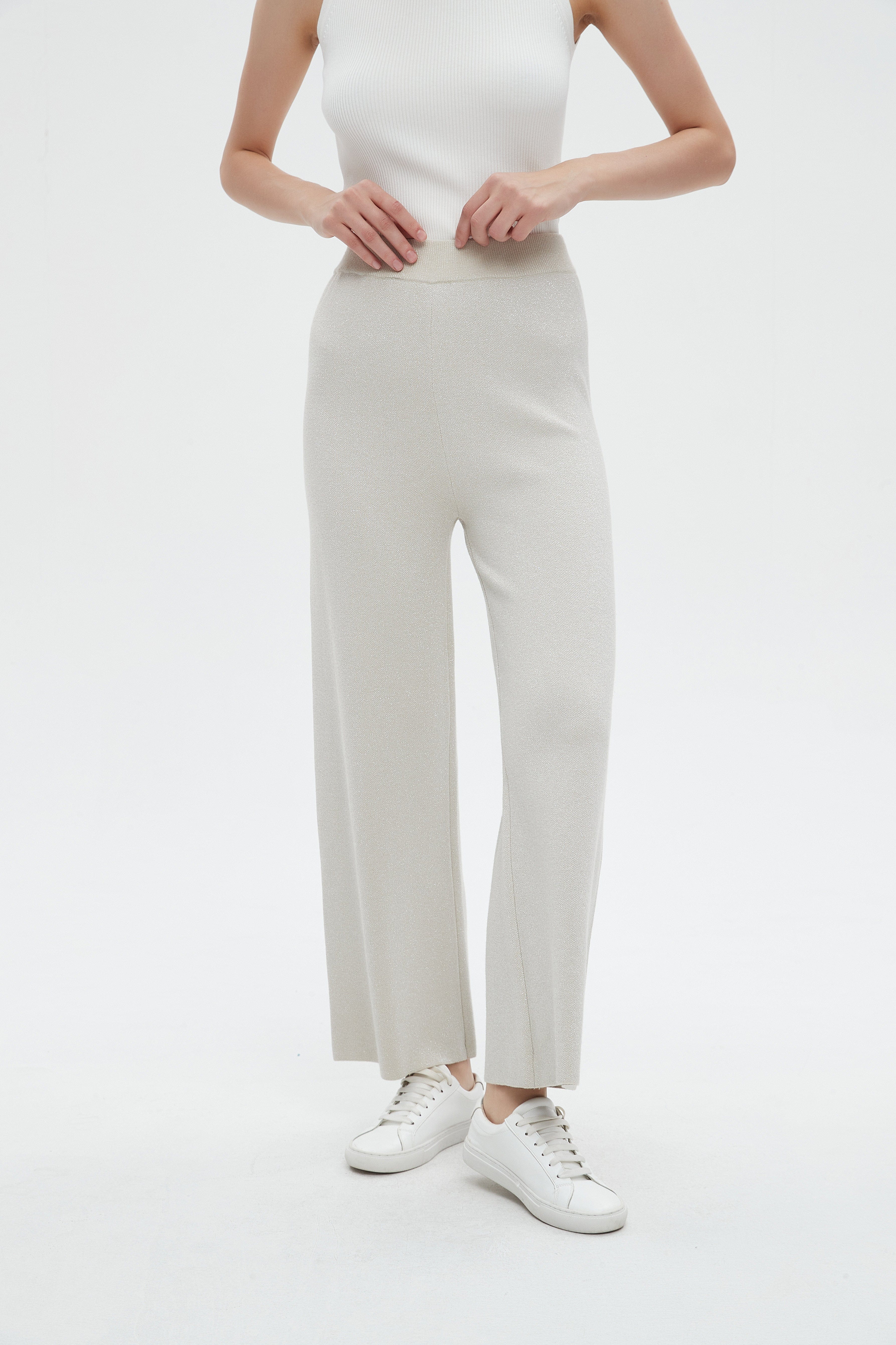 ميكا بنطلون نسائي ساده برجل واسعه