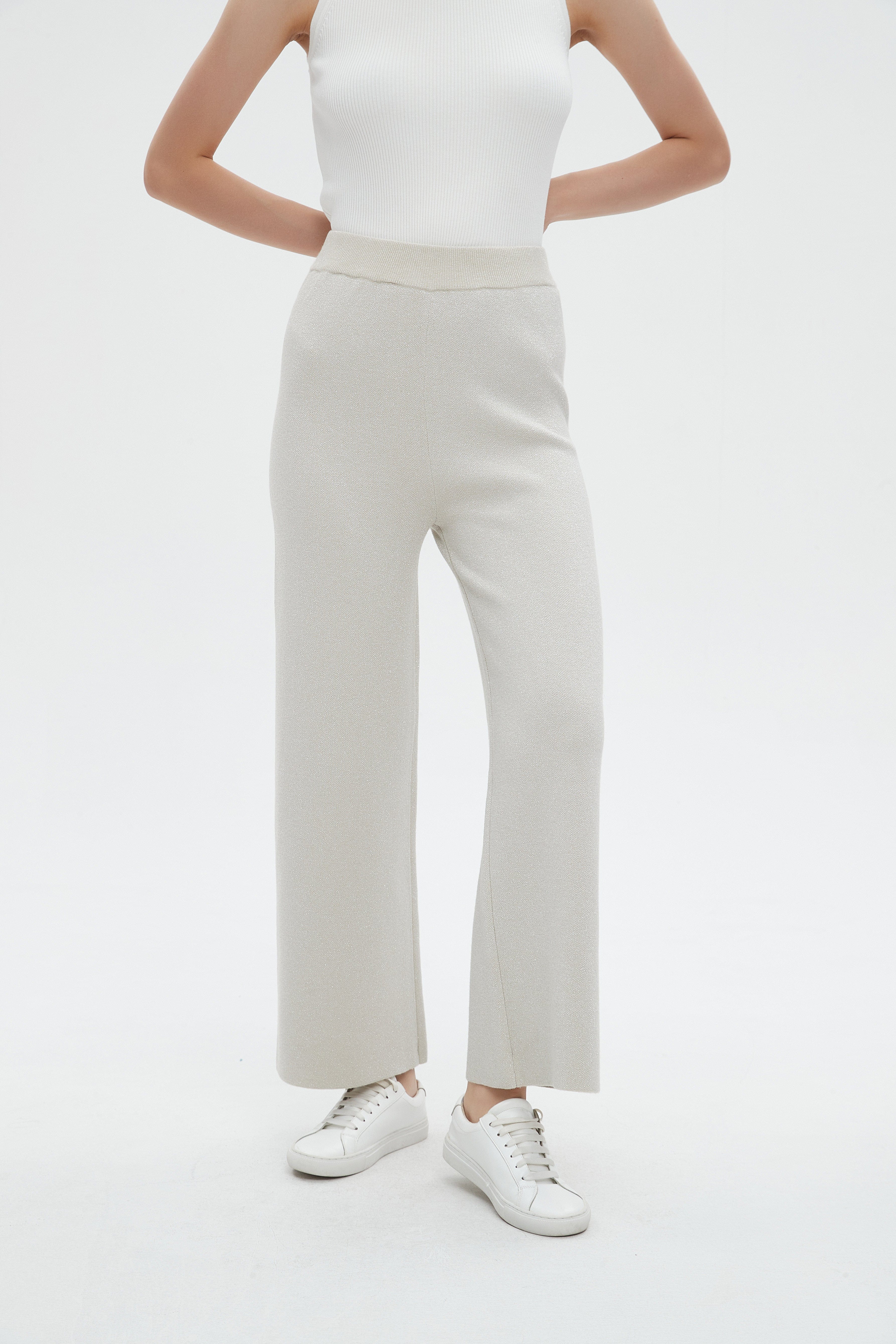 ميكا بنطلون نسائي ساده برجل واسعه