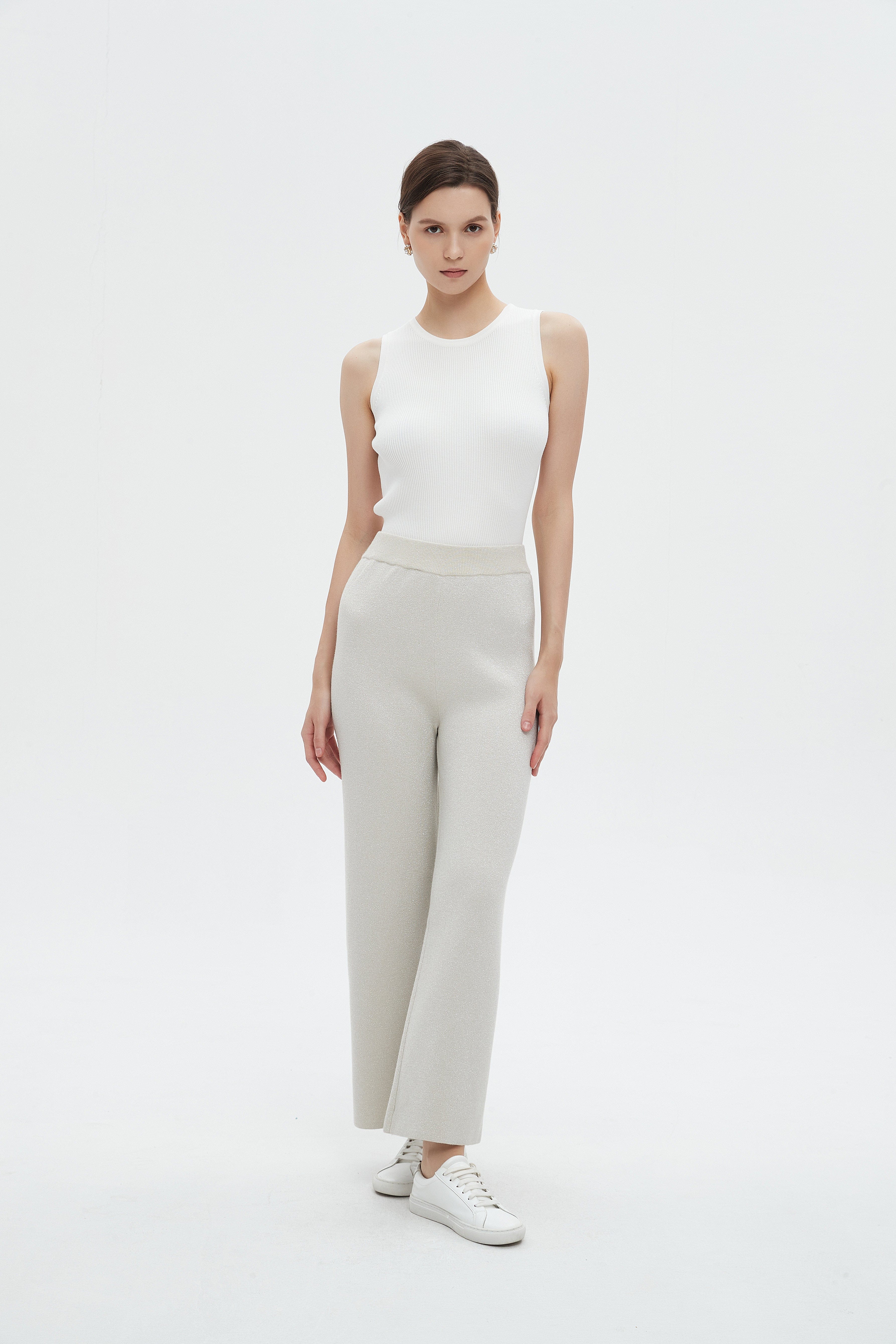 ميكا بنطلون نسائي ساده برجل واسعه