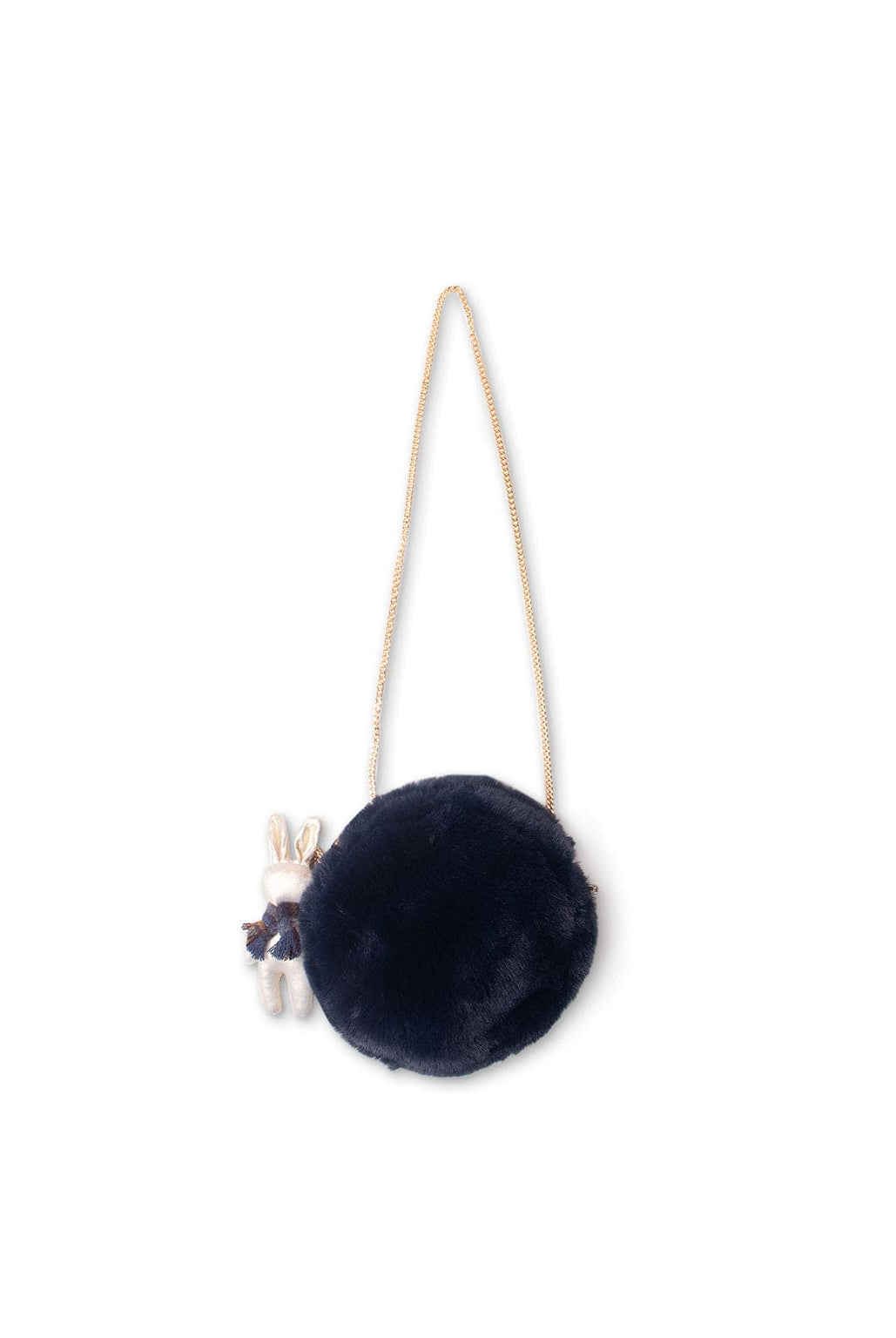 جينجرسنابس حقيبة بناتي فرو بسلسال أزرق