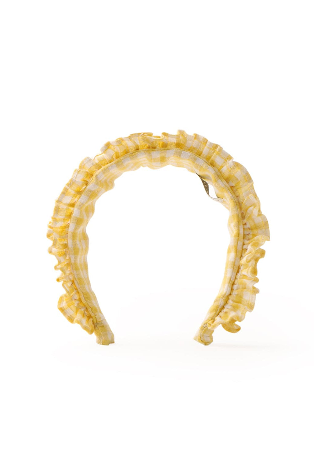 جينجرسنابس طوق شعر كاروهات بناتي أصفر