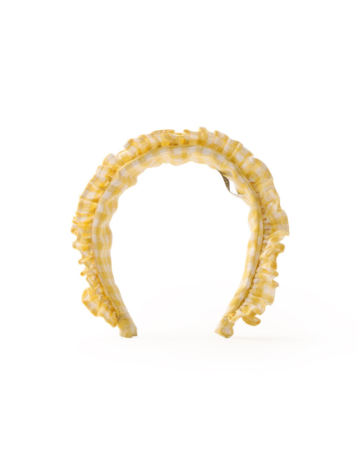 جينجرسنابس طوق شعر كاروهات بناتي أصفر