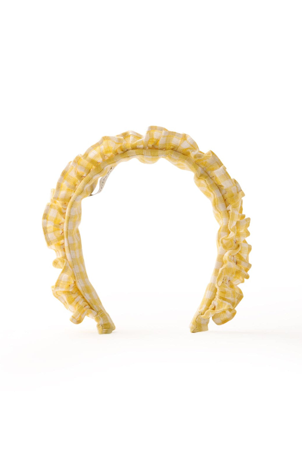 جينجرسنابس طوق شعر كاروهات بناتي أصفر