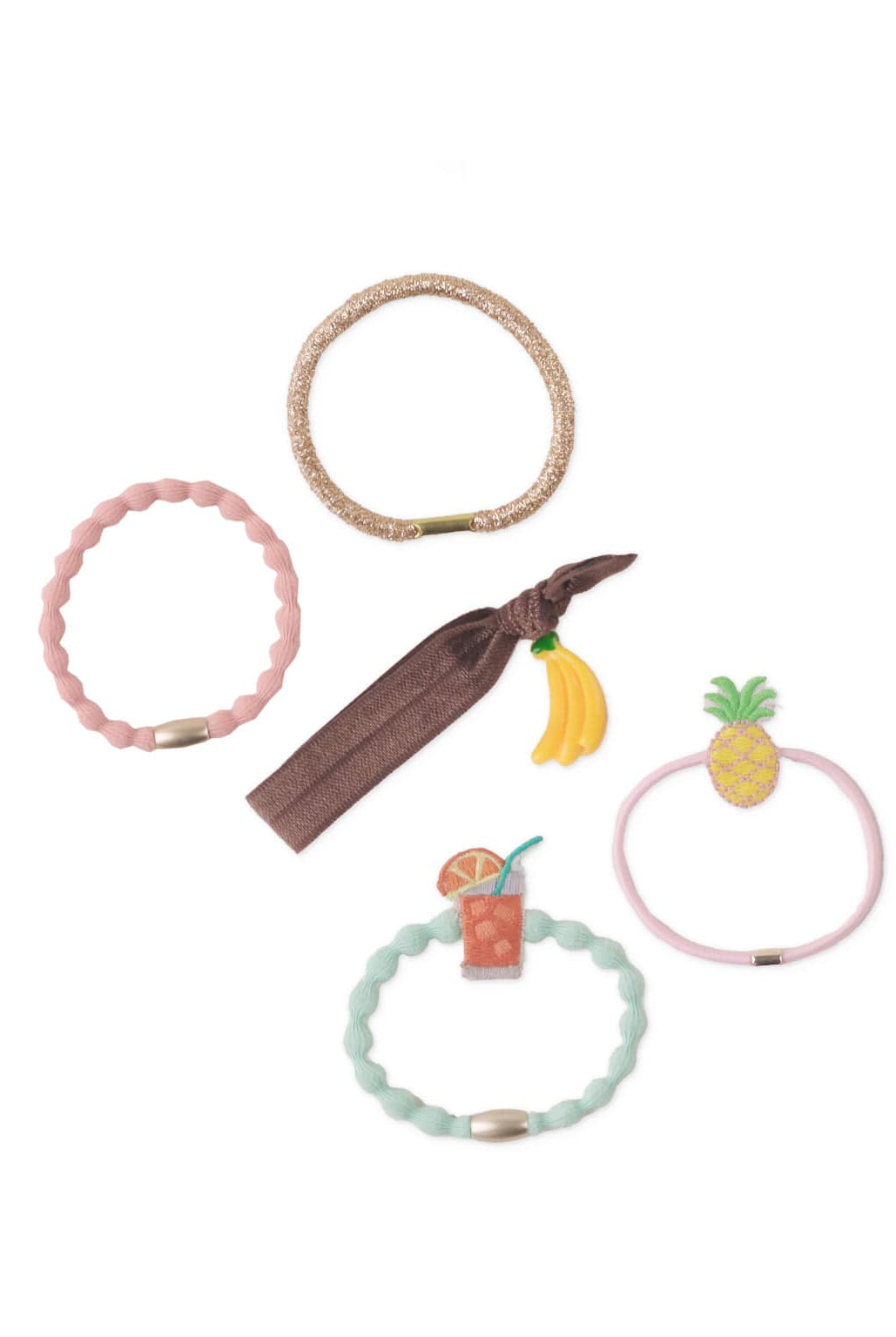 جينجرسنابس توكة شعر مضفرة باللون الزهري