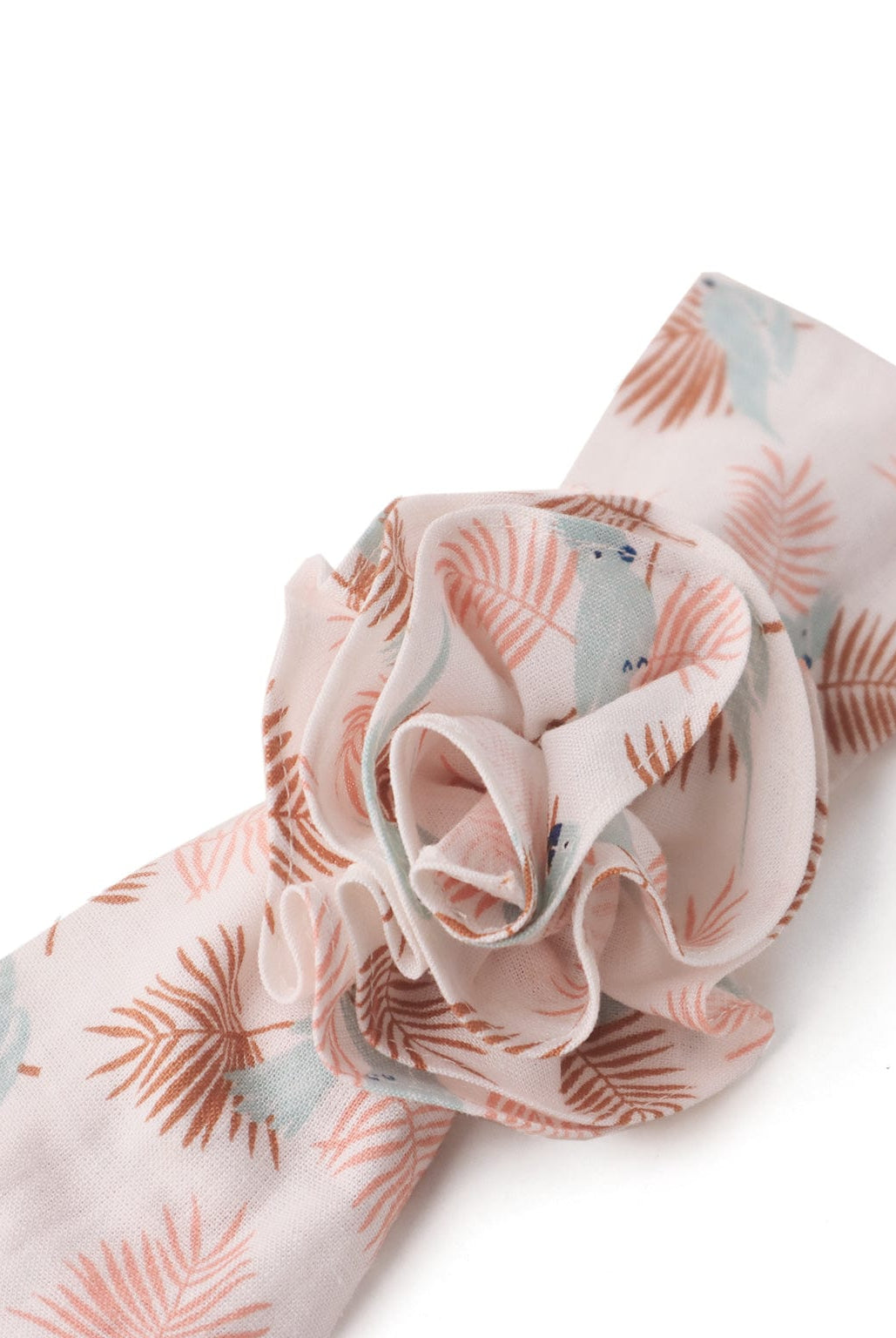 جينجرسنابس توكة شعر من القماش المنقوش بناتي