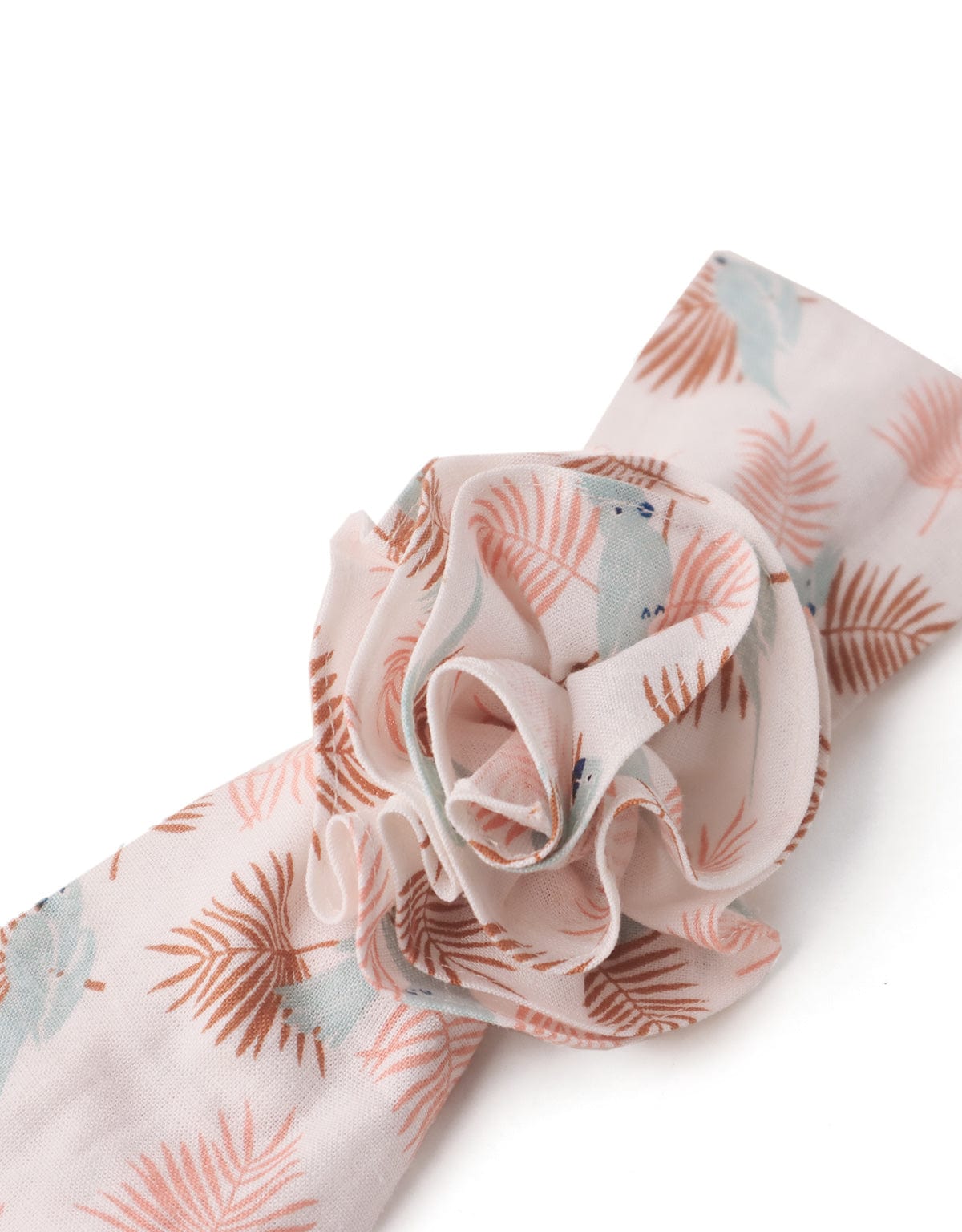 جينجرسنابس توكة شعر من القماش المنقوش بناتي