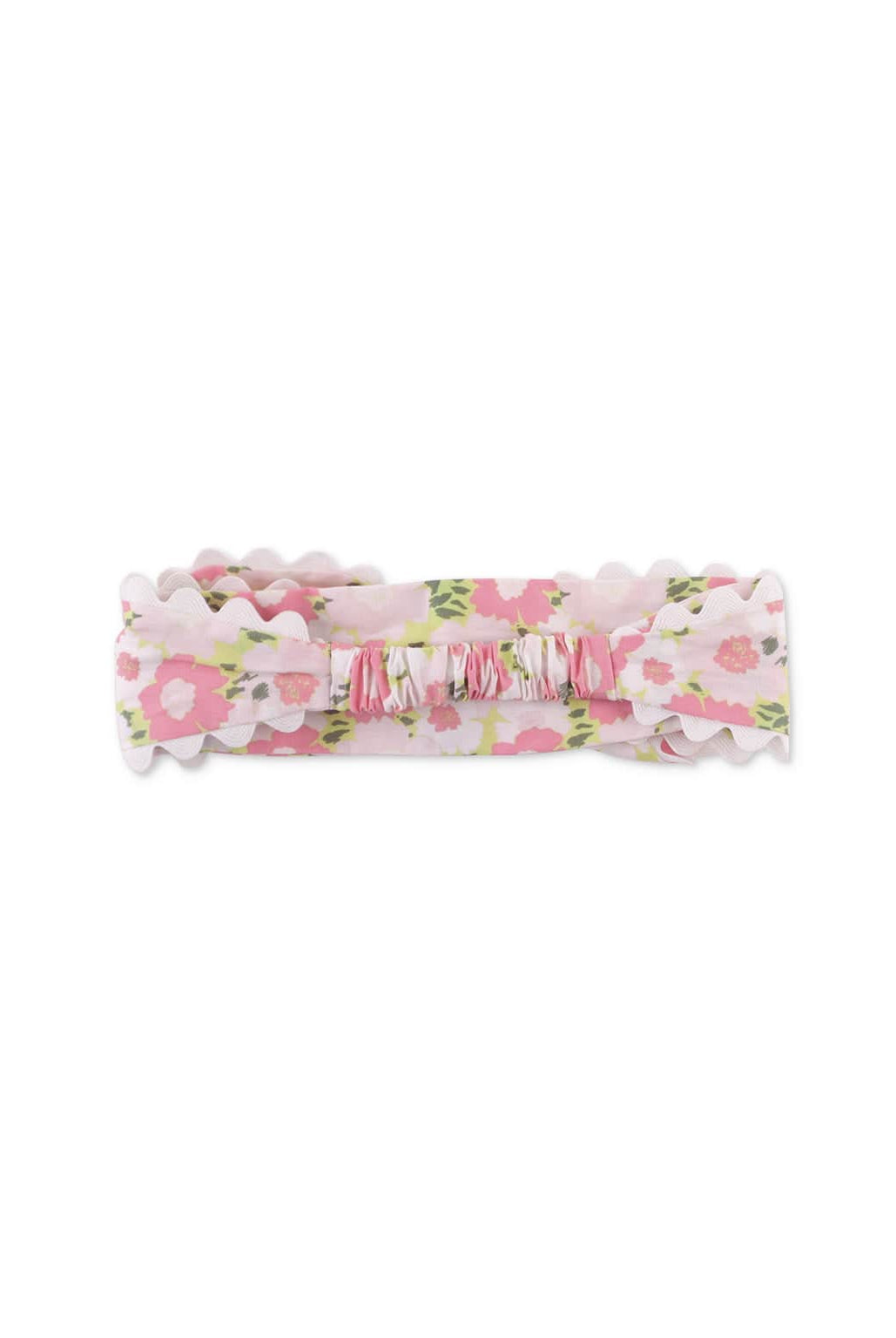 ربطة شعر بناتي بفيونكة موردة