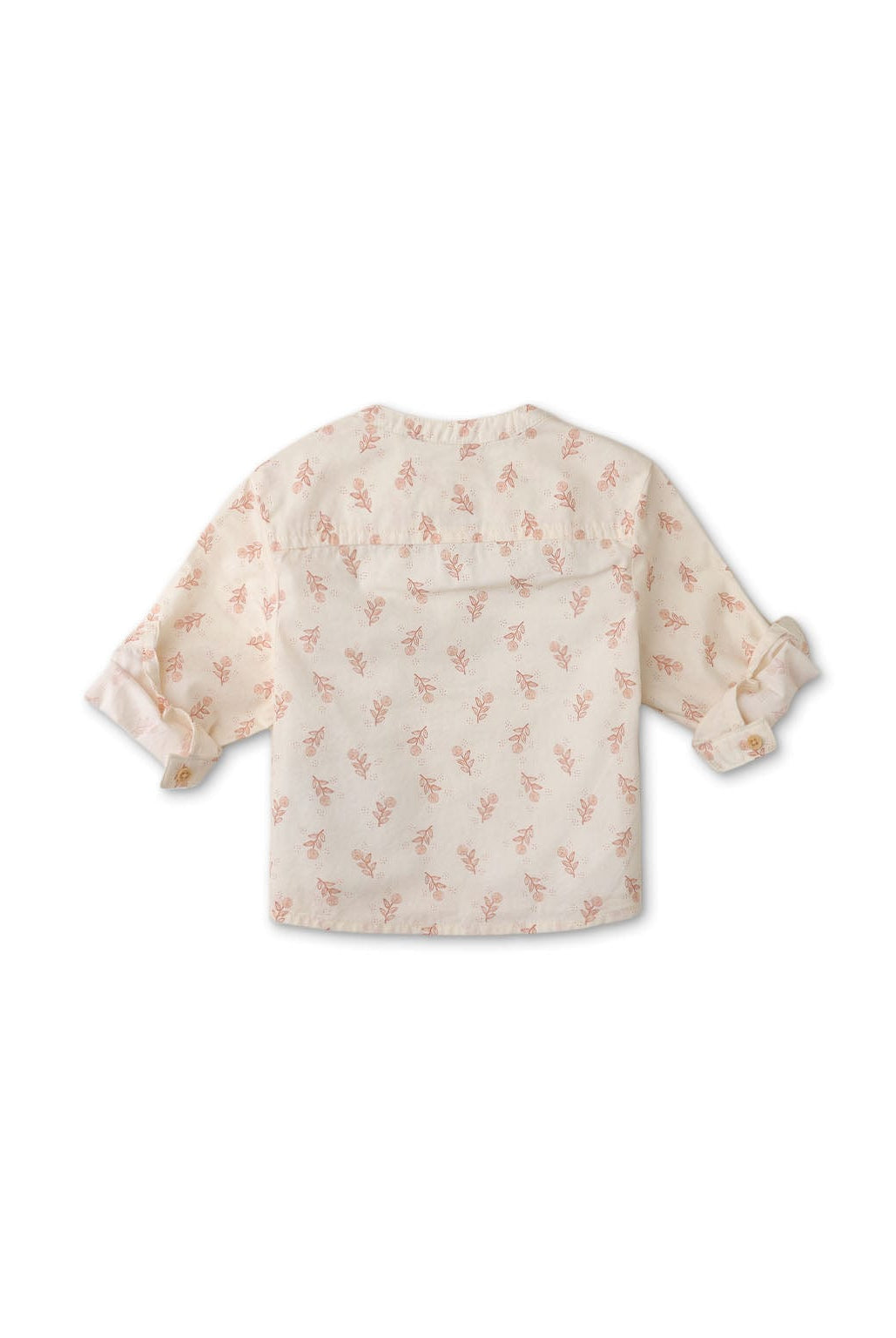 جينجرسنابس قميص بولو منسوج للأولاد الرضع بأزرار أمامية كم طويل بيج