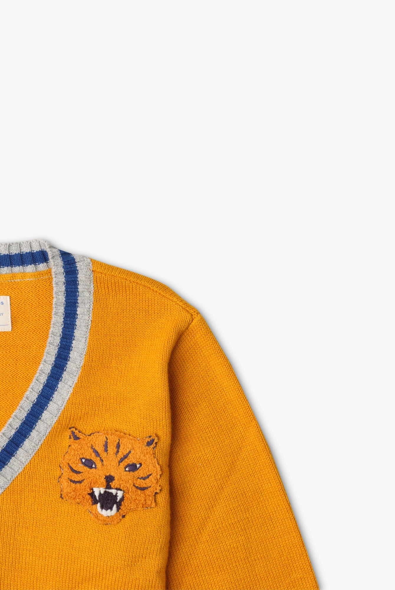 جينجرسنابس كارديجان ولادي منسوج بطبعة نمر أصفر