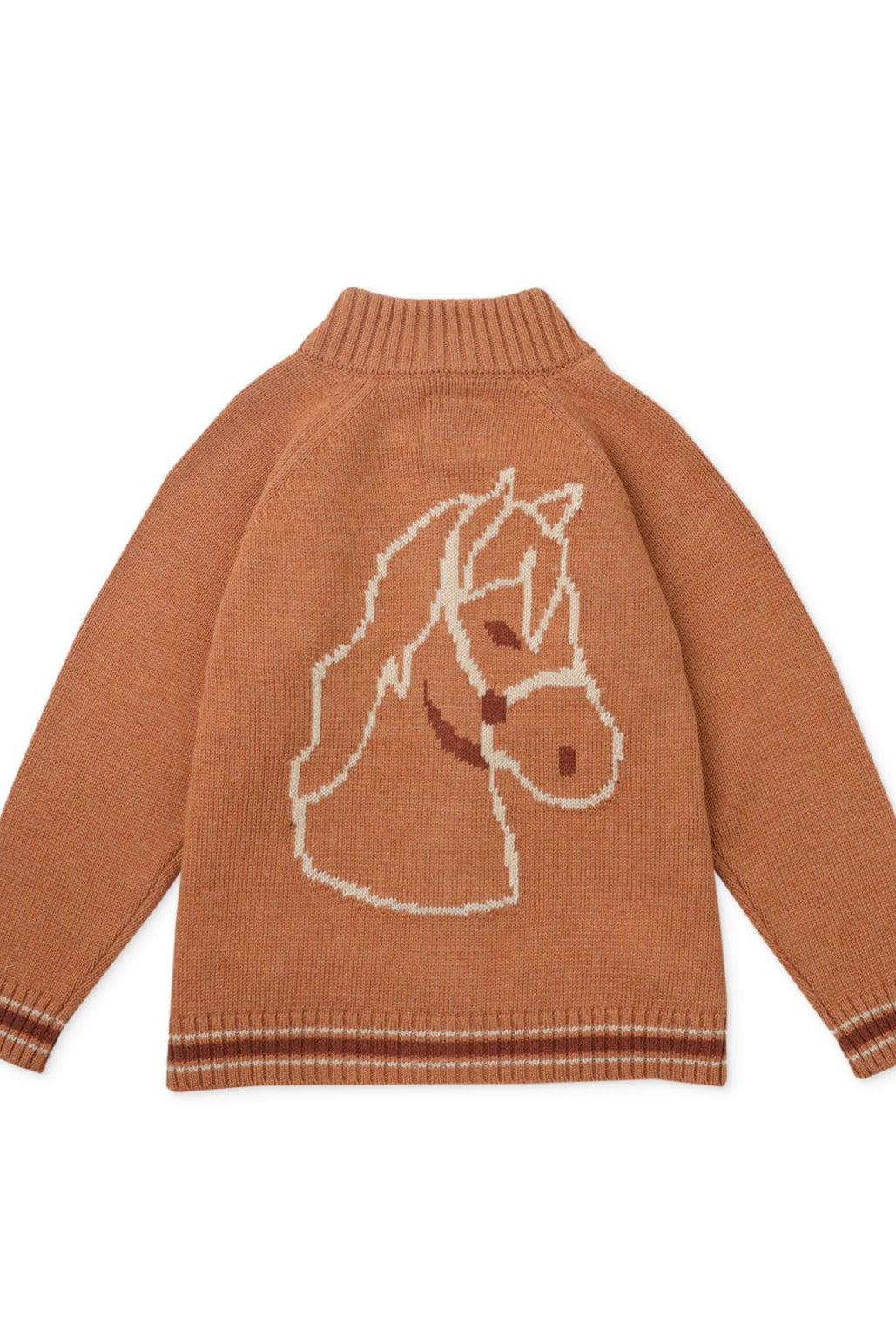 جينجرسنابس كارديجان ولادي منسوج بسحاب أمامي بني