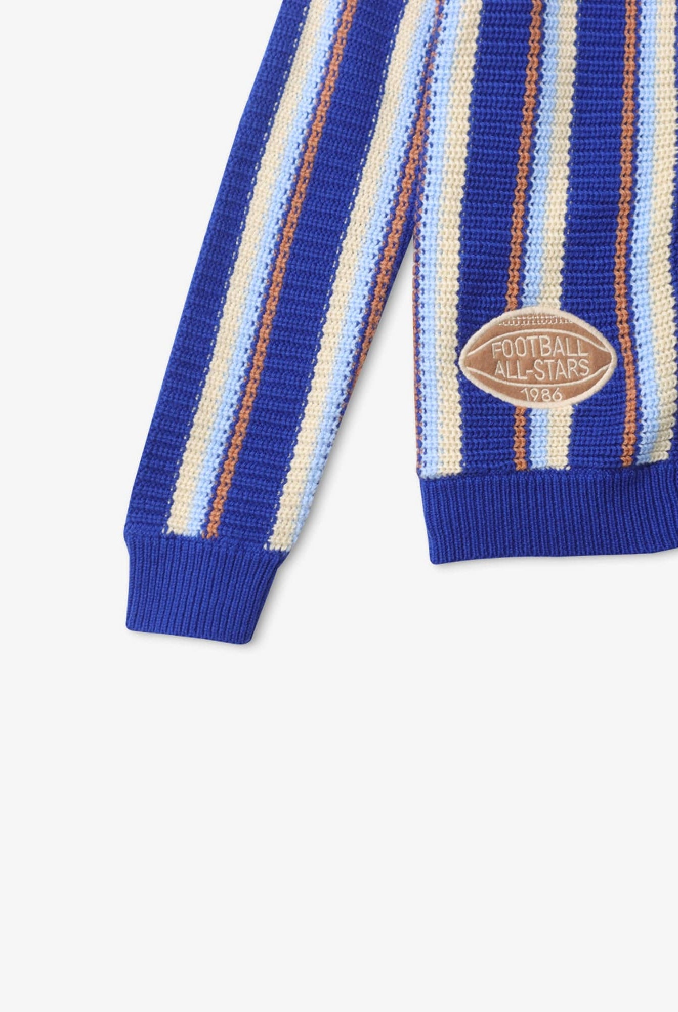 جينجرسنابس كارديجان ولادي منسوج مخطط أزرق