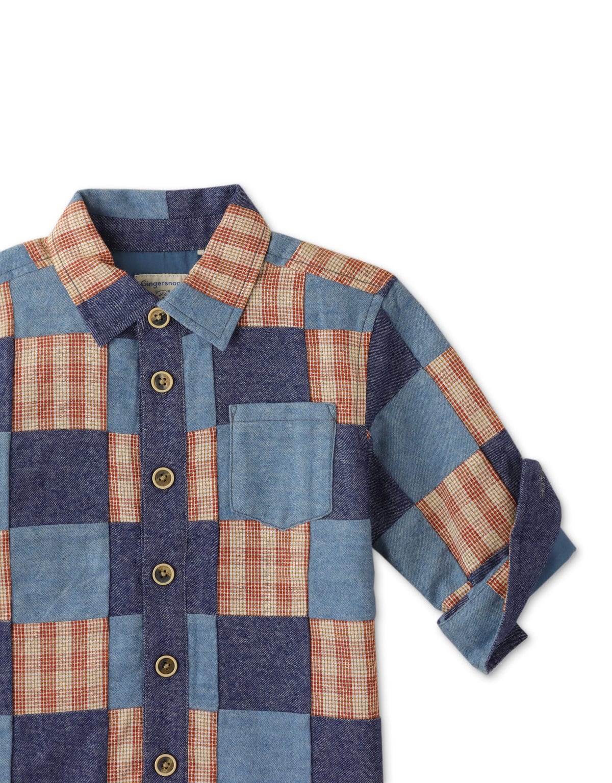 جينجرسنابس جاكيت ولادي خفيف كاروهات متعدد الألوان