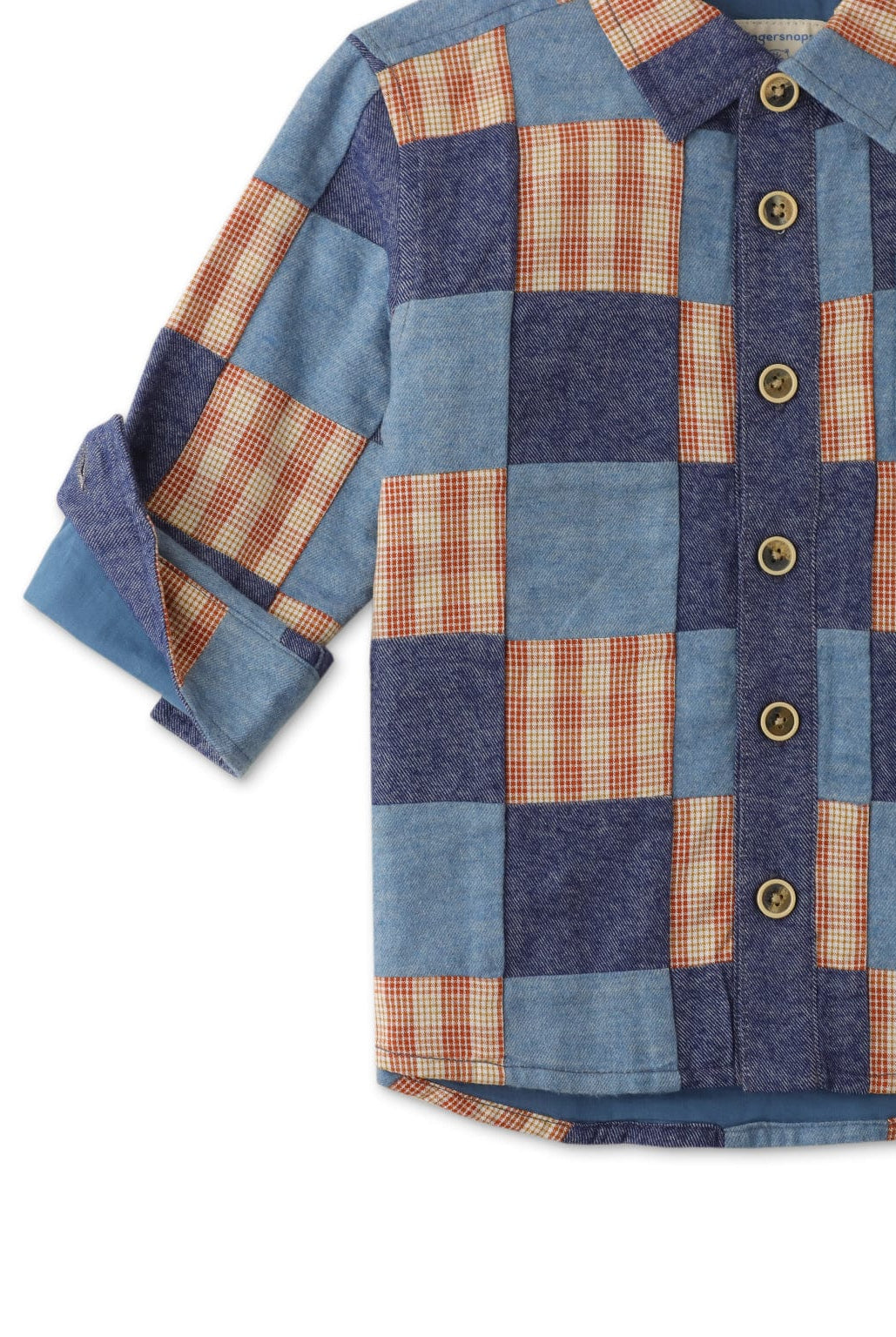 جينجرسنابس جاكيت ولادي خفيف كاروهات متعدد الألوان