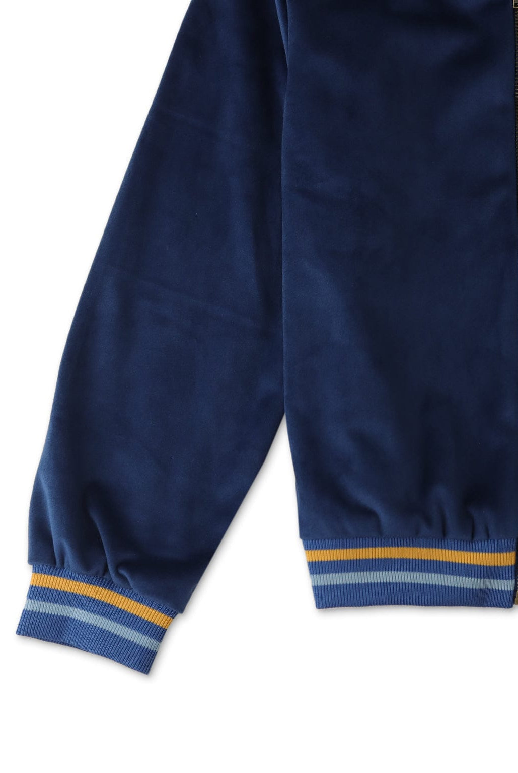 جينجرسنابس جاكيت ولادي خفيف لاببسحاب أزرق