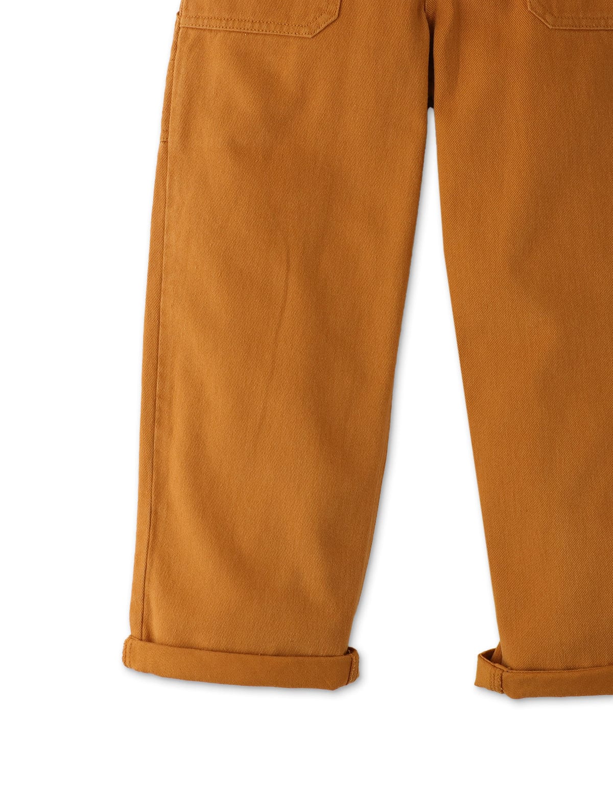 جينجرسنابس بنطال ولادي سادة ببجيوب أمامية بني