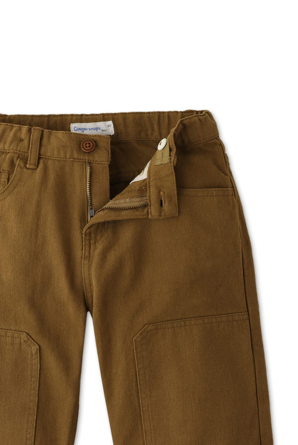 جينجرسنابس بنطال ولادي بخصر مطاط أخضر