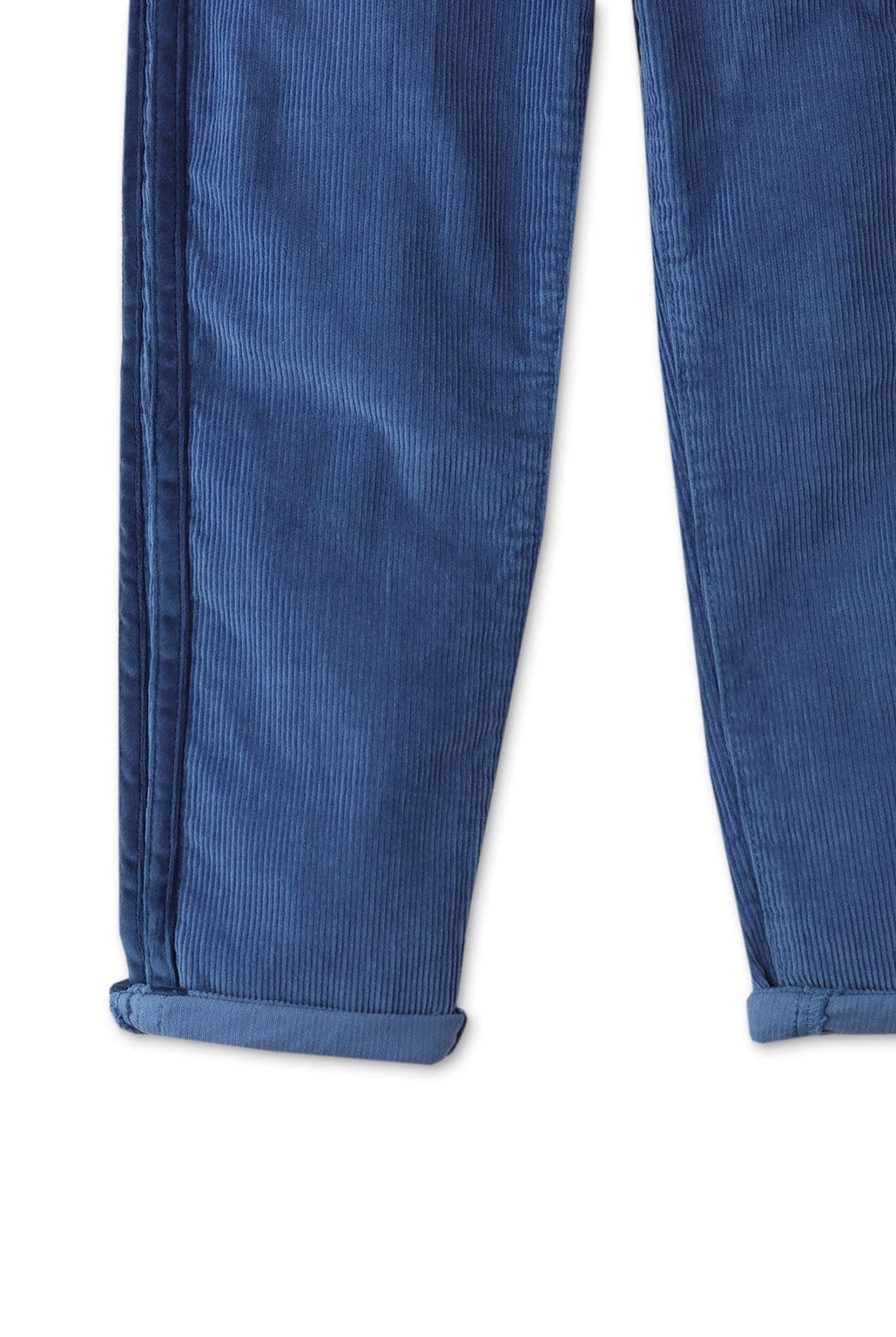 جينجرسنابس بنطال ولادي قطيفة مضلع بخطوط جانبية أزرق