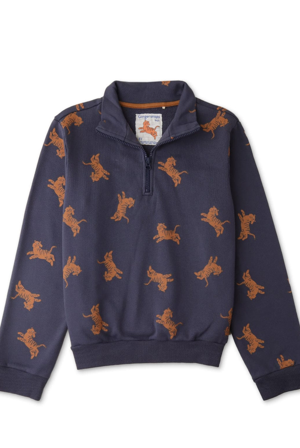 جينجرسنابس بلوفر ولادي بطبعة تايجر أزرق