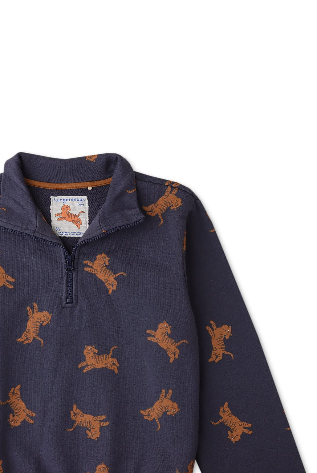 جينجرسنابس بلوفر ولادي بطبعة تايجر أزرق