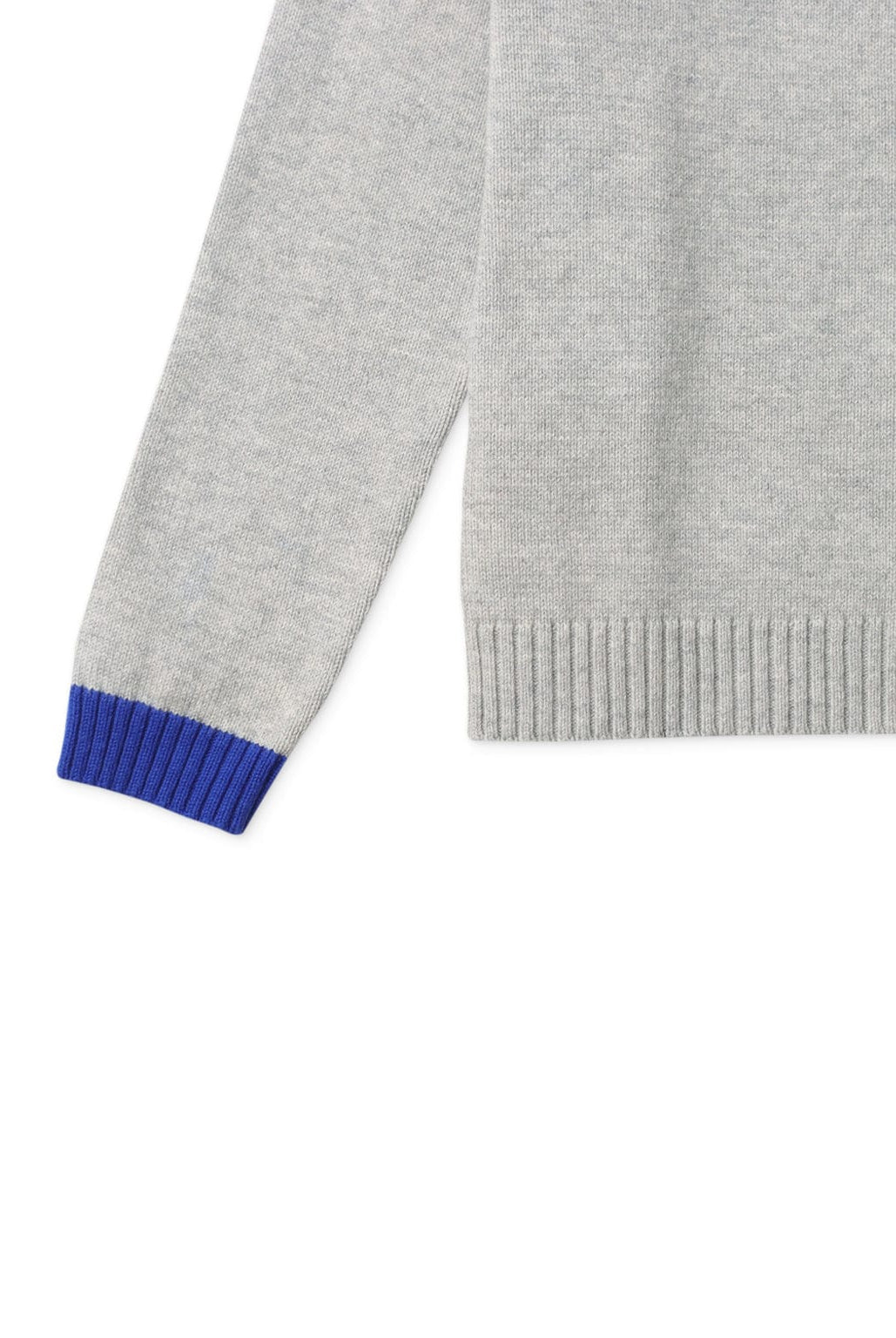 جينجرسنابس بلوفر ولادي بخطوط على الاكمام رمادي