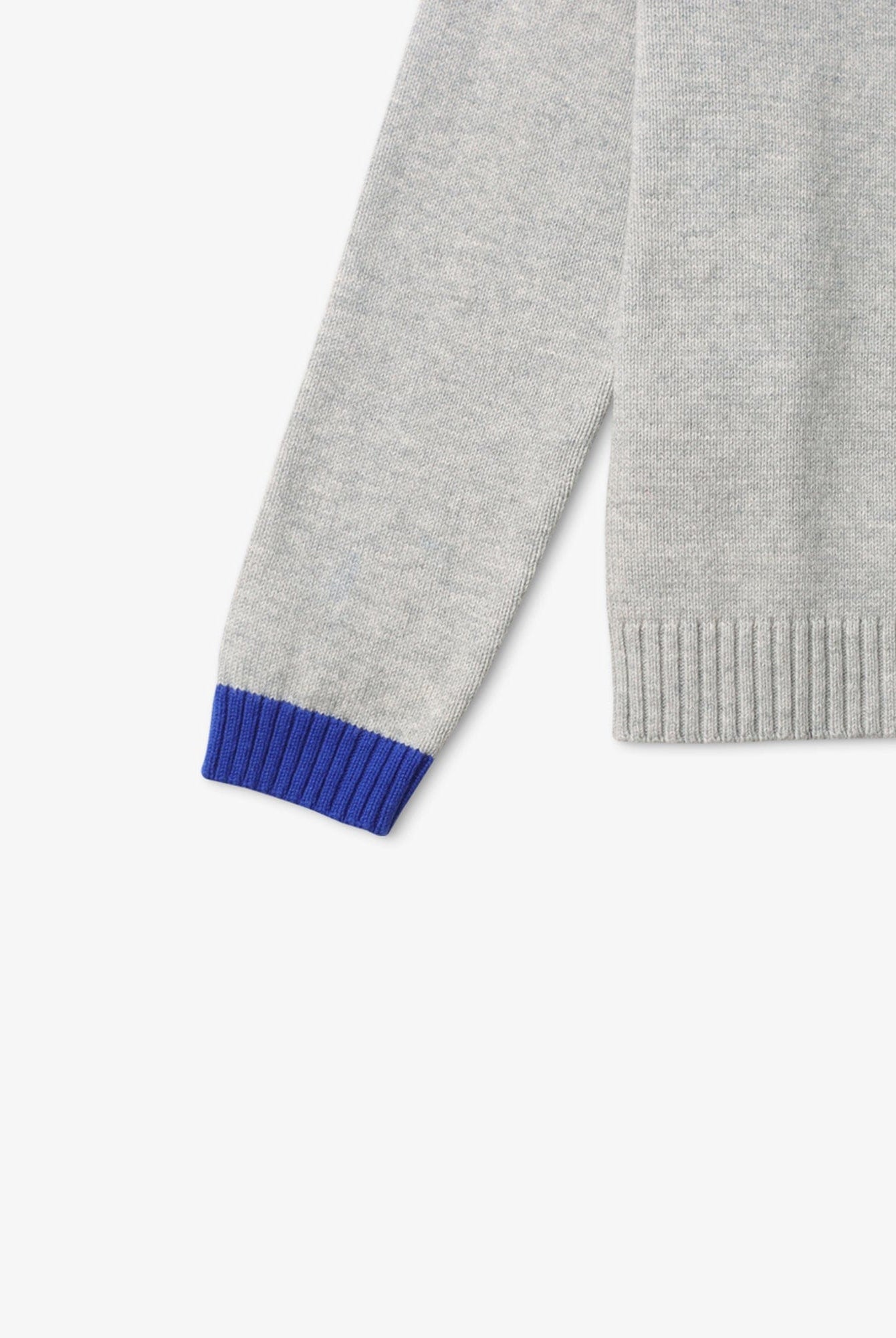 جينجرسنابس بلوفر ولادي بخطوط على الاكمام رمادي