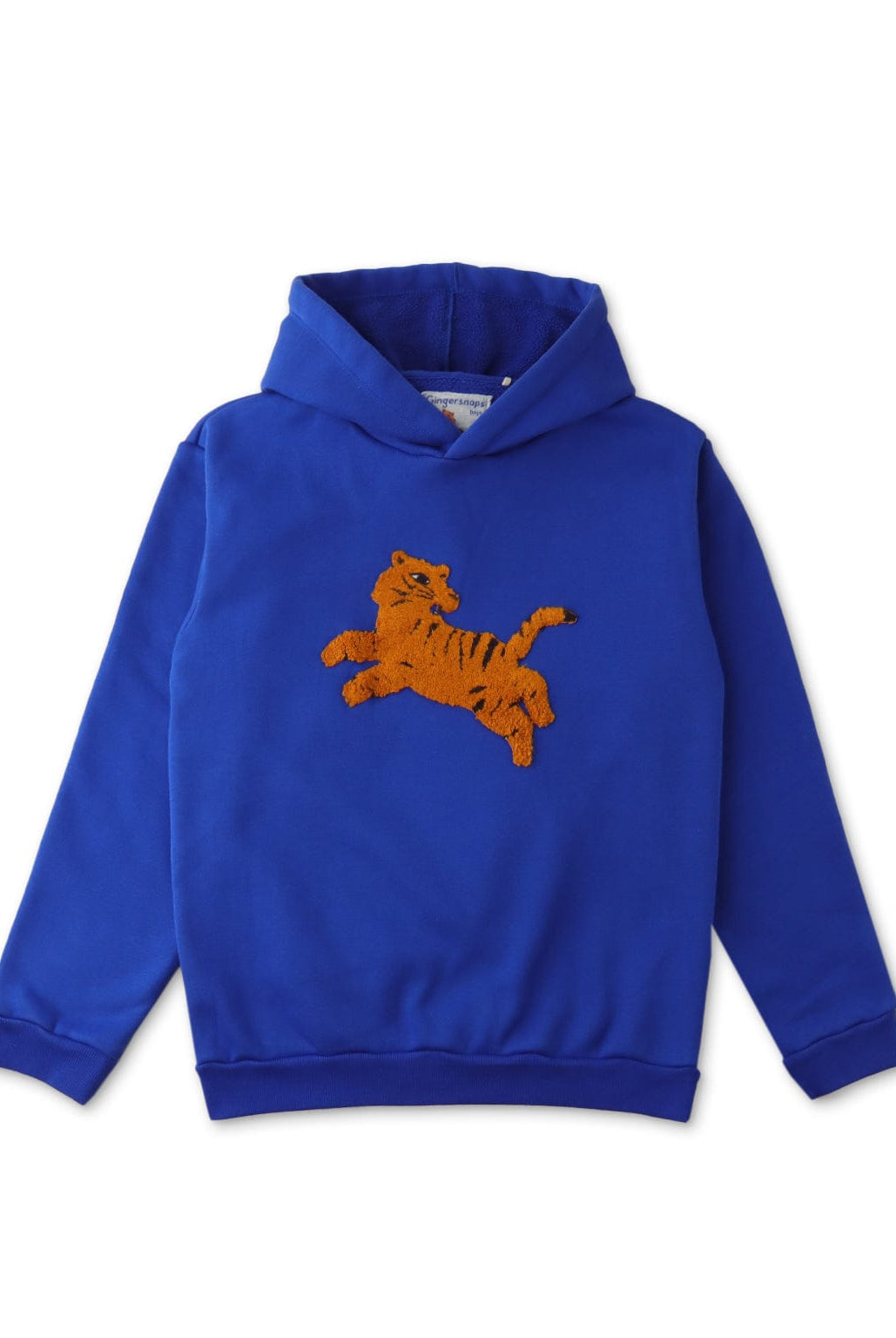 جينجرسنابس هودي ولادي بطبعة تايجر أزرق