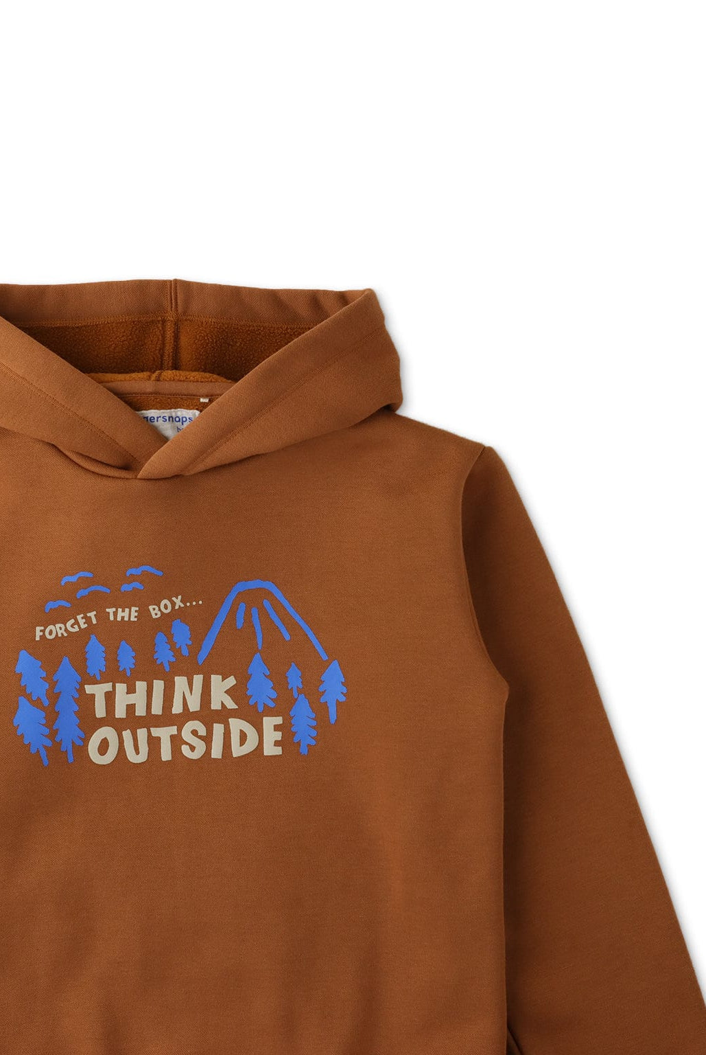 جينجرسنابس هودي ولادي بطبعة على الصدر بني