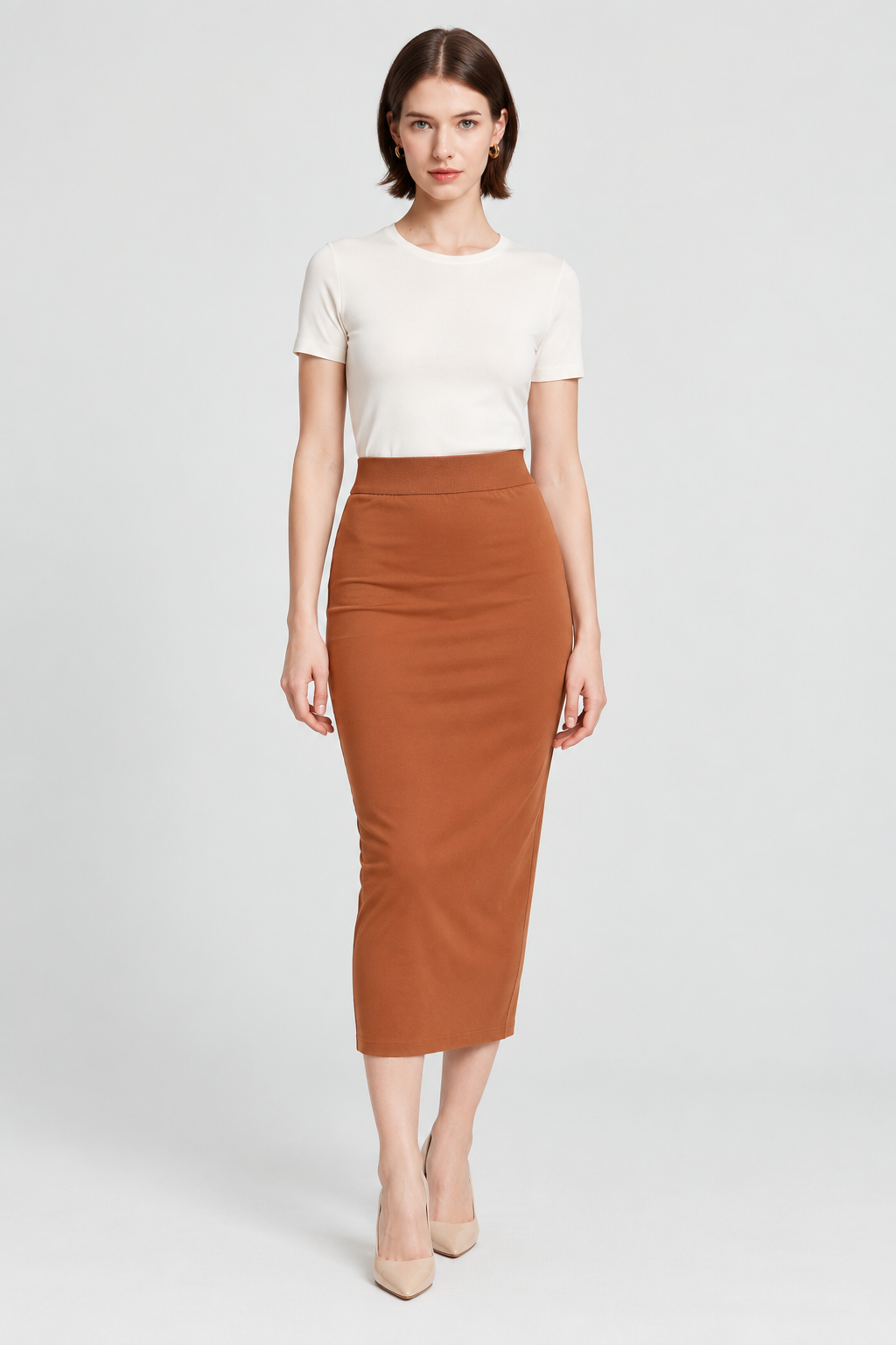 BS8033 brown full front - model Maria