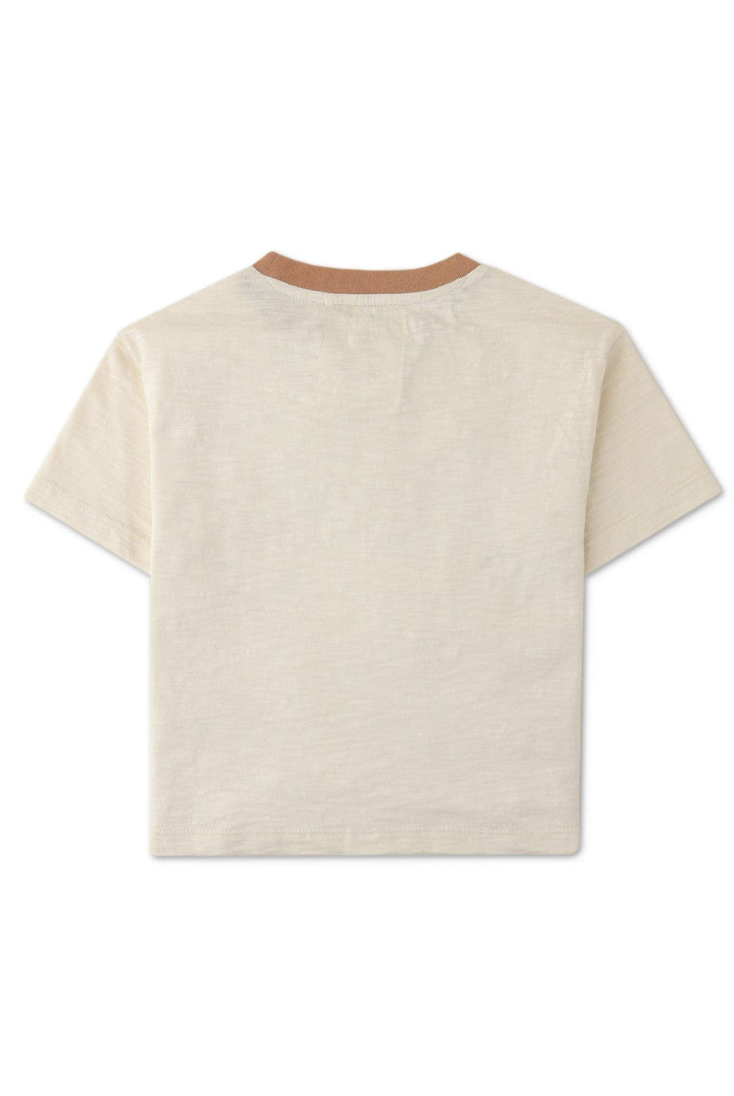 جينجرسنابس تيشيرت نص كم بطبعة أمامية ولادي أوف وايت