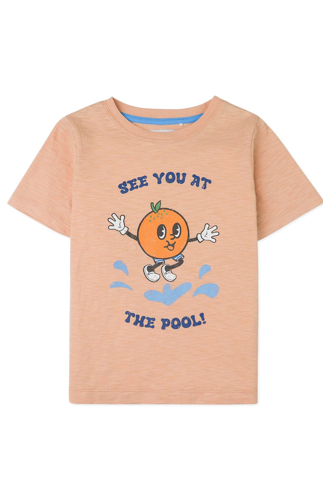 جينجرسنابس تيشيرت ولادي نص كم بطبعة أمامية