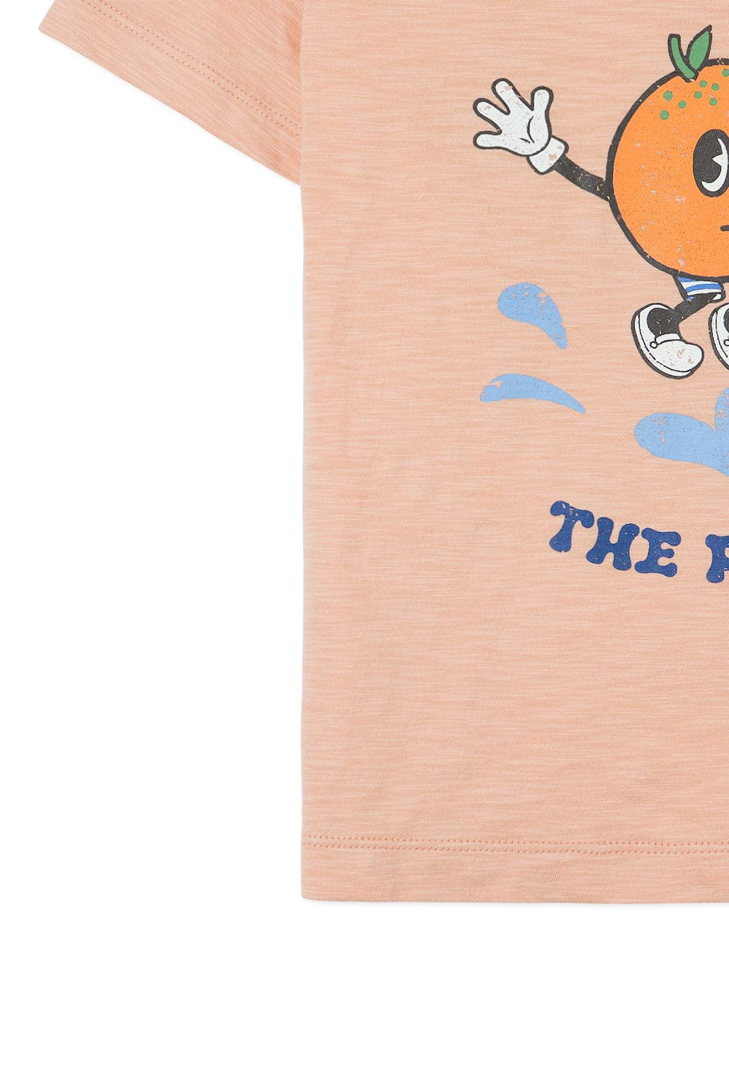 جينجرسنابس تيشيرت ولادي نص كم بطبعة أمامية