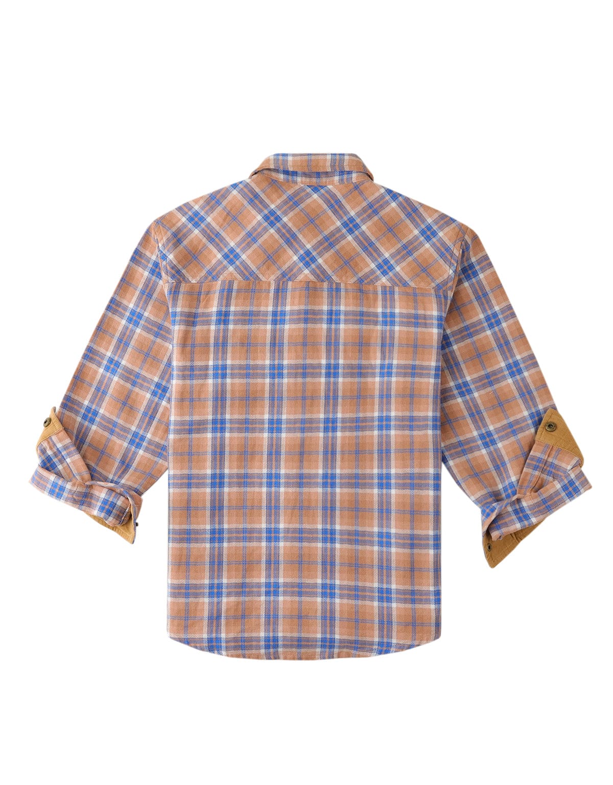 جينجرسنابس قميص بولو ولادي منسوج كاروهات بجيوب على الصدر متعدد الألوان