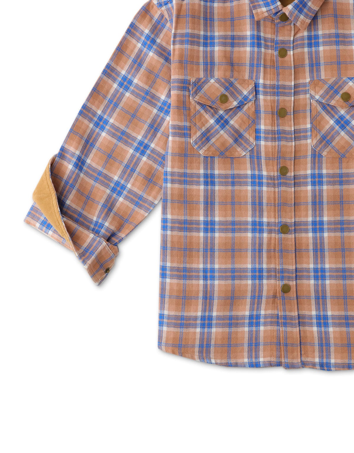 جينجرسنابس قميص بولو ولادي منسوج كاروهات بجيوب على الصدر متعدد الألوان