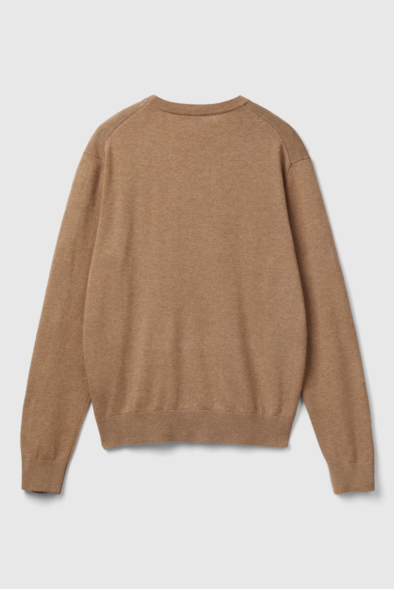 يونايتد كولورز اوف بينيتون سترة من القطن والصوف برقبة دائرية رجالي