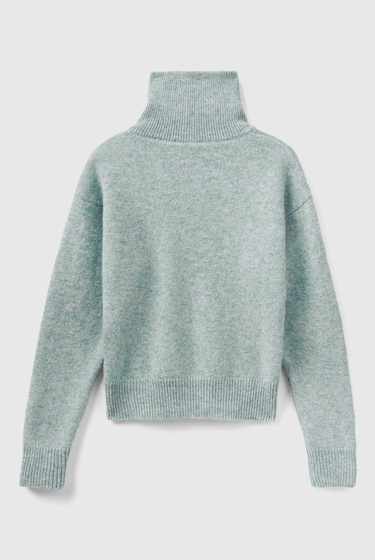 يونايتد كولورز اوف بينيتون بلوفر سادة بسحاب كم طويل نسائي