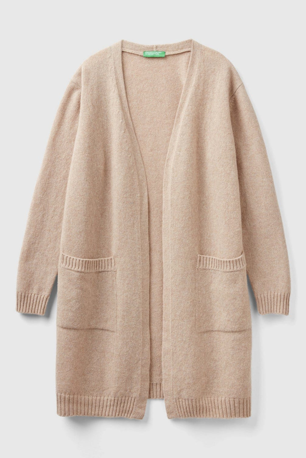 يونايتد كولورز اوف بينيتون معطف سادة بجيوب نسائي