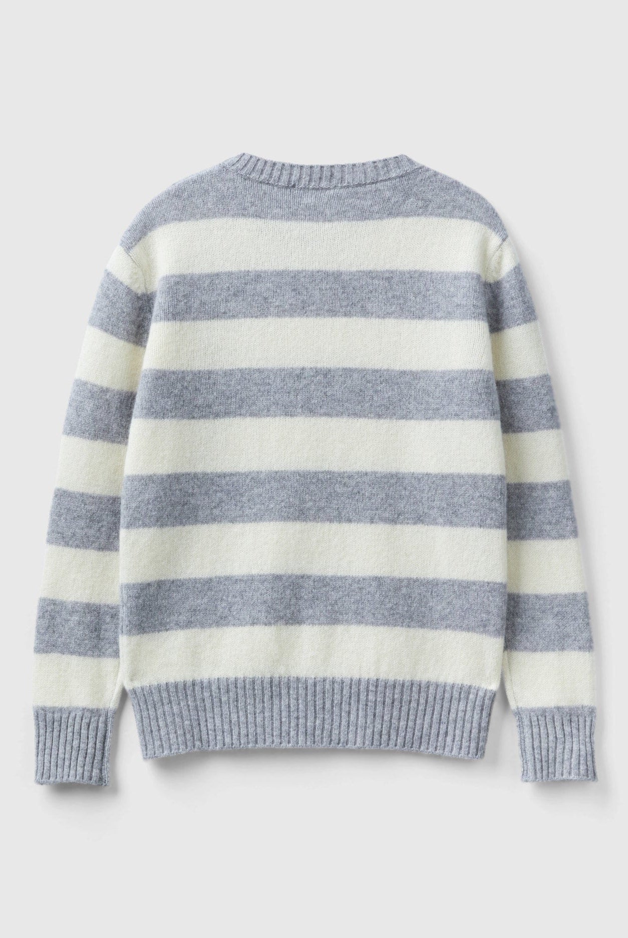 يونايتد كولورز اوف بينيتون سترة مخططة من صوف شتلاند الخالص