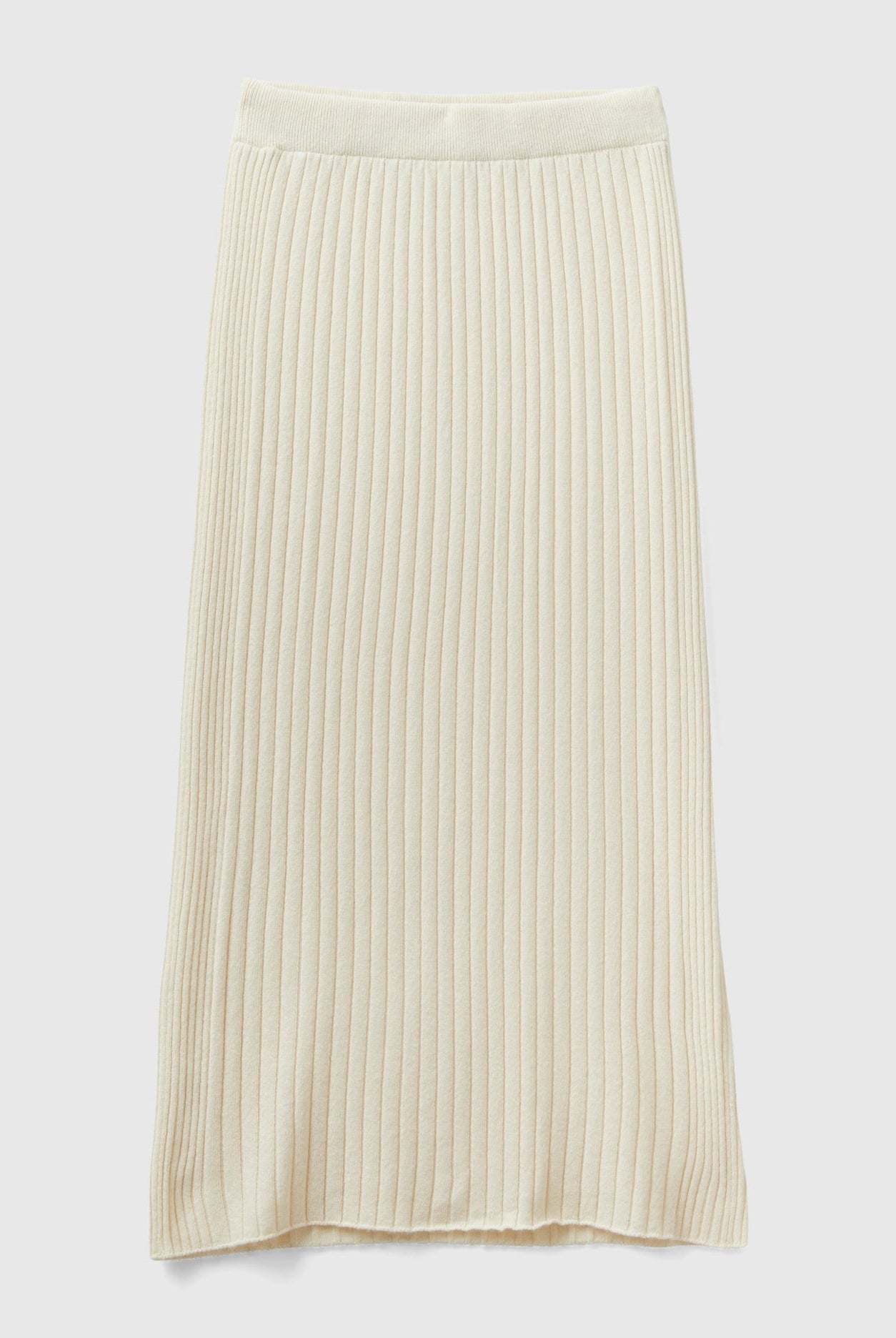 يونايتد كولورز اوف بينيتون تنورة ميدي نسائية مضلعة